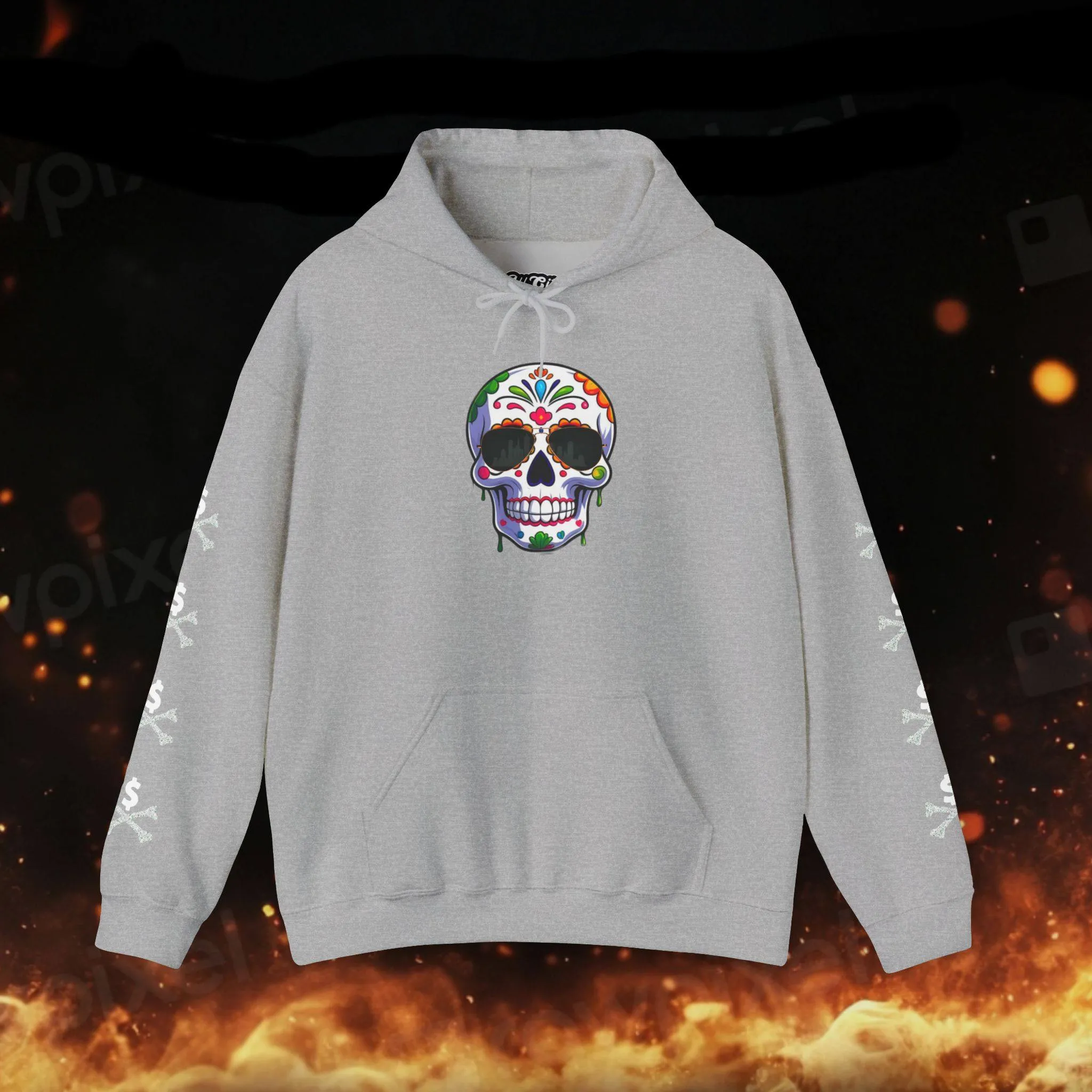 ACH-HOODIE6 Unisex Heavy Blend Hoodie, Comfortable Daily Wear, Street Style Sweatshirt, Perfect for Gifting, Casual Outfits, Fresh Street Drip - Image 9