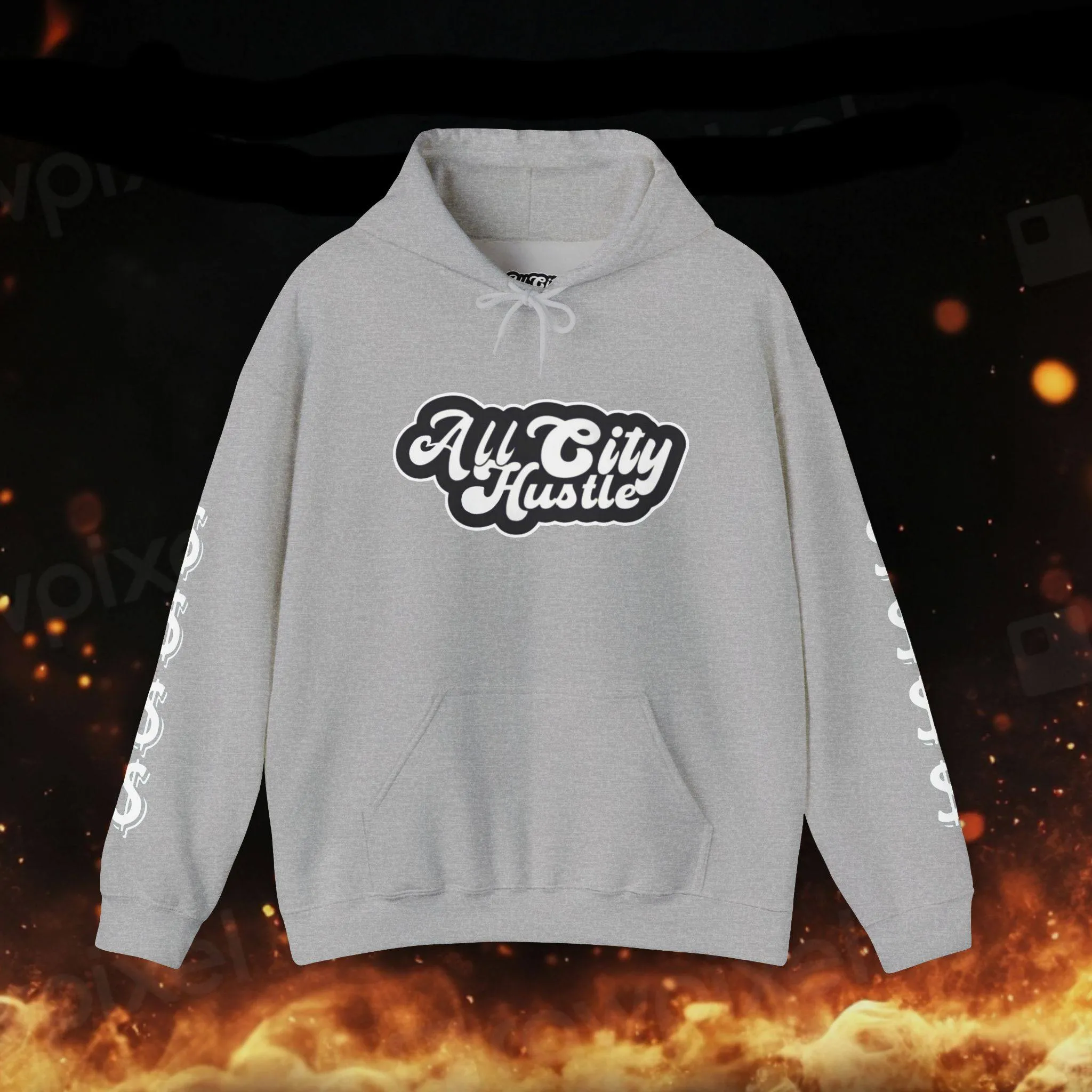 ACH-HOODIE1 Unisex Heavy Blend Hoodie, Comfortable Daily Wear, Street Style Sweatshirt, Perfect for Gifting, Casual Outfits, Fresh Street Drip - Image 9