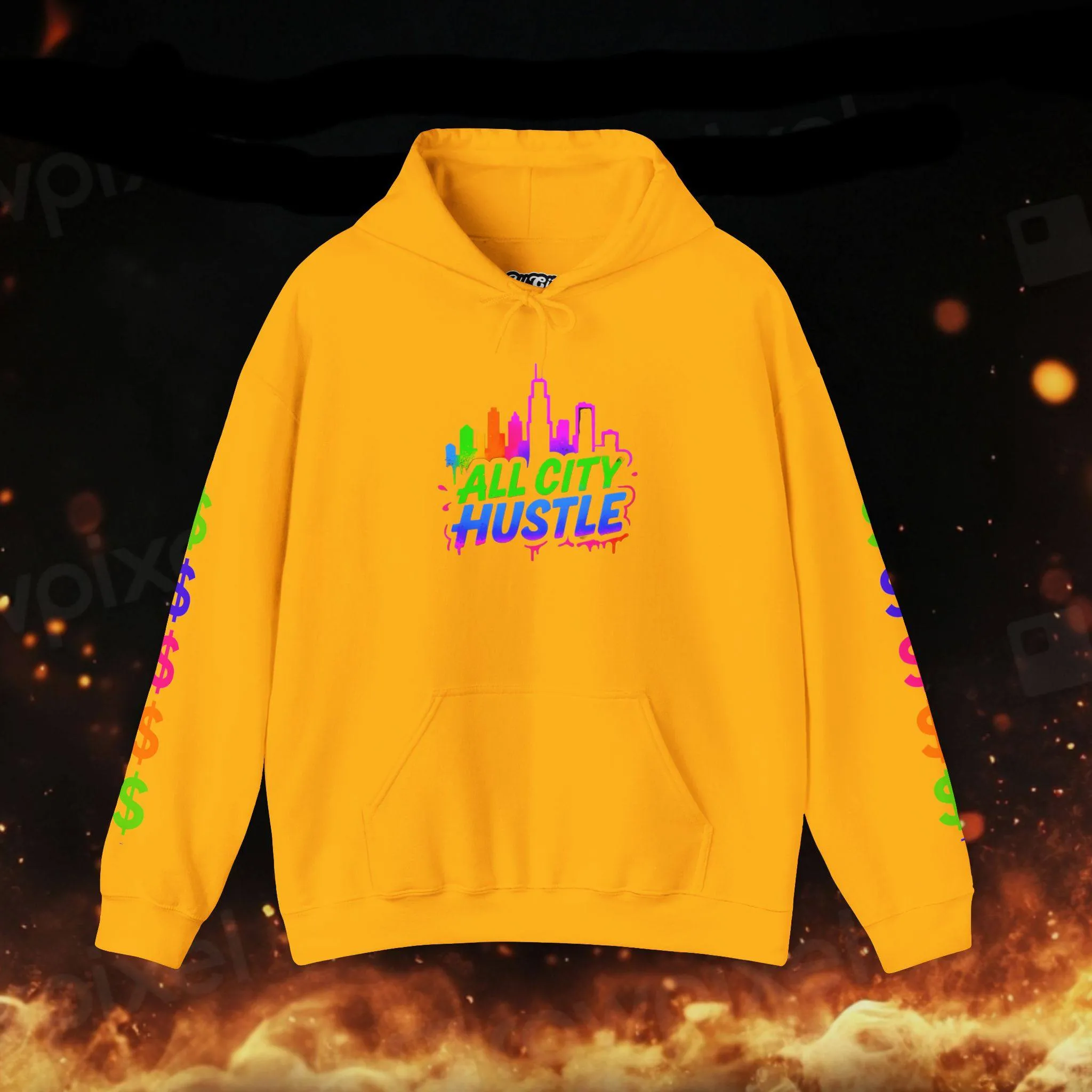 ACH-HOODIE4 Unisex Heavy Blend Hoodie, Comfortable Daily Wear, Street Style Sweatshirt, Perfect for Gifting, Casual Outfits, Fresh Street Drip - Image 13