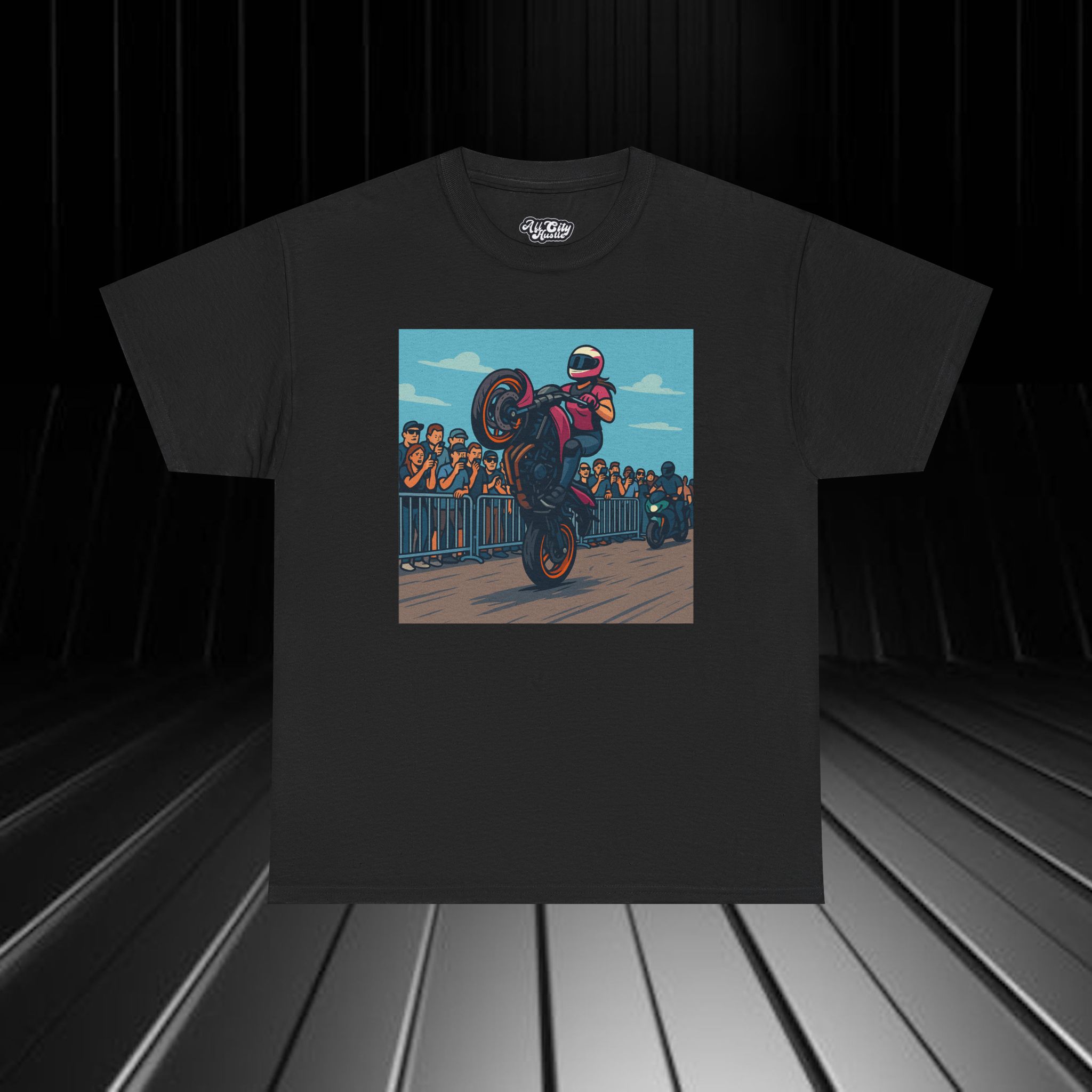 BIKER14 Motorcycle Riders Unisex Tee, Graphic T-Shirt, Casual Shirt, Gift for Bikers, Vintage Style Tee, Everyday Wear - Image 4