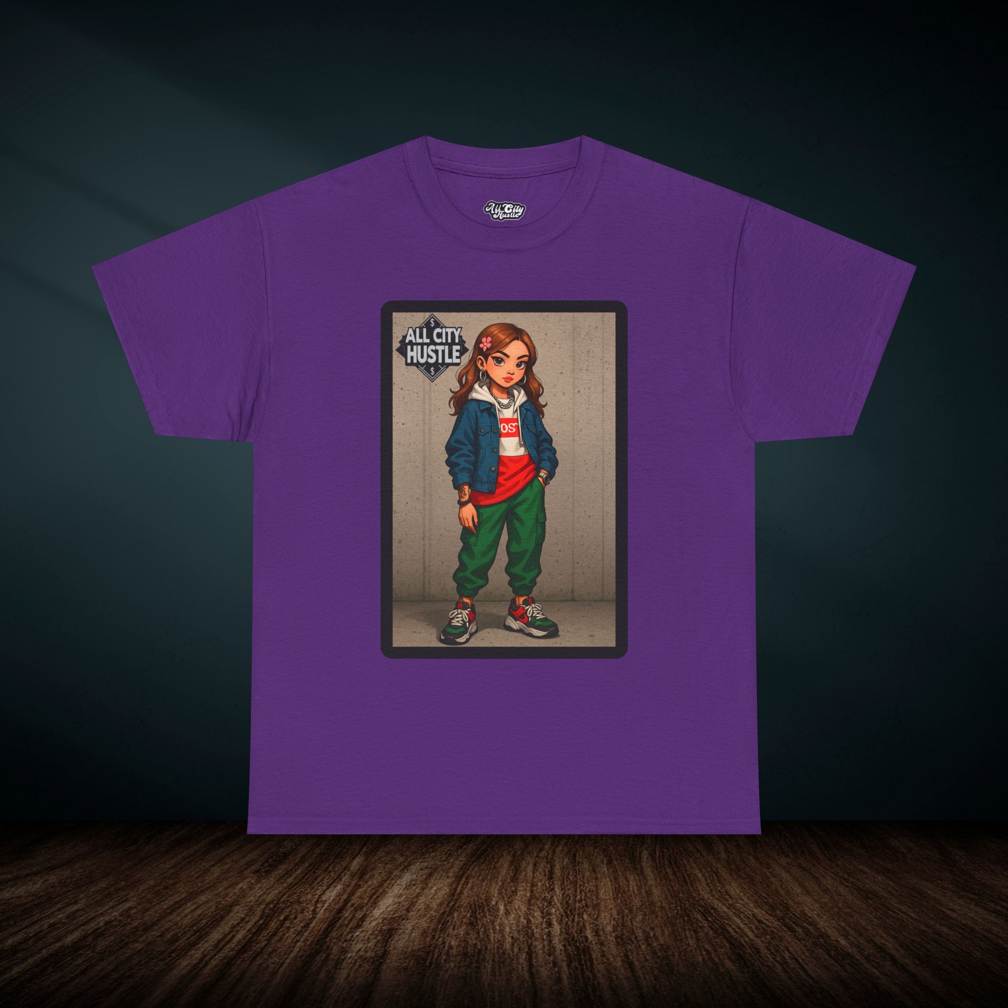 ACH6 Retro Urban Hustle T-Shirt, Unisex Graphic Tee, Casual Streetwear, Gift for Creatives, Everyday Wear, All City Hustle - Image 3