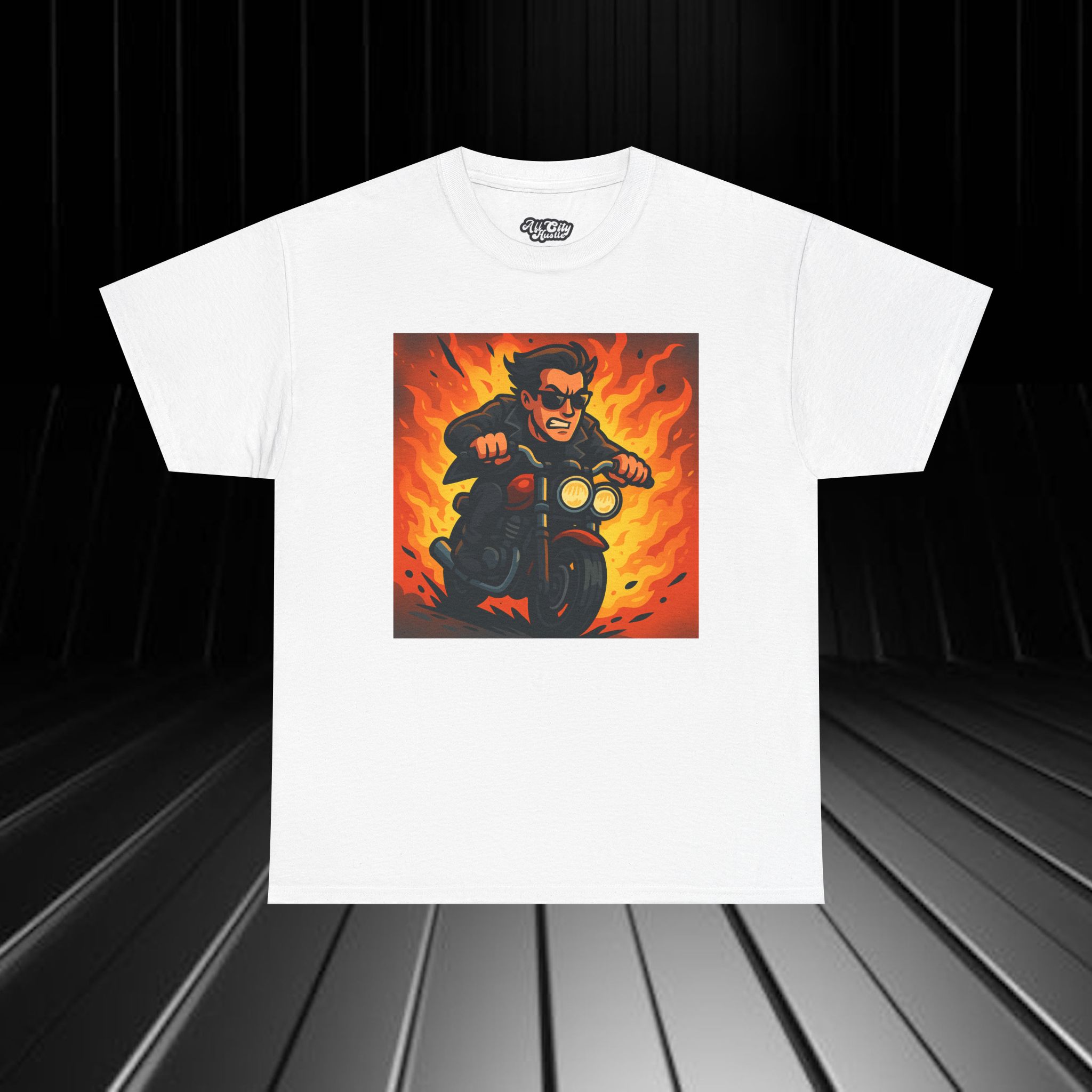 BIKER8 Motorcycle Riders Unisex Tee, Graphic T-Shirt, Casual Shirt, Gift for Bikers, Vintage Style Tee, Everyday Wear - Image 11