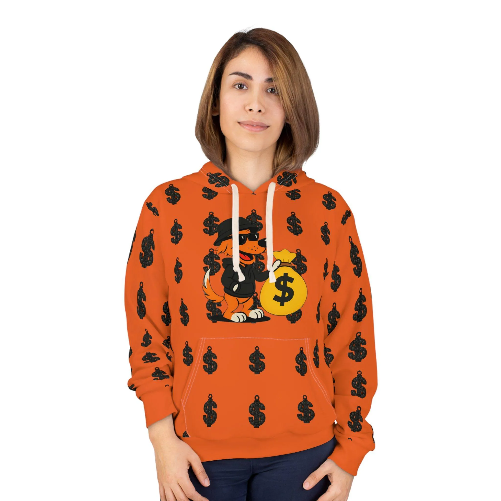 ACHEXTRA-HOODIE3 ORANGE Vibrant Street Hoodie, Unisex Pullover, Streetwear, Drip Fashion, Casual Wear, Everyday Fit, Gift for the Real Ones - Image 3