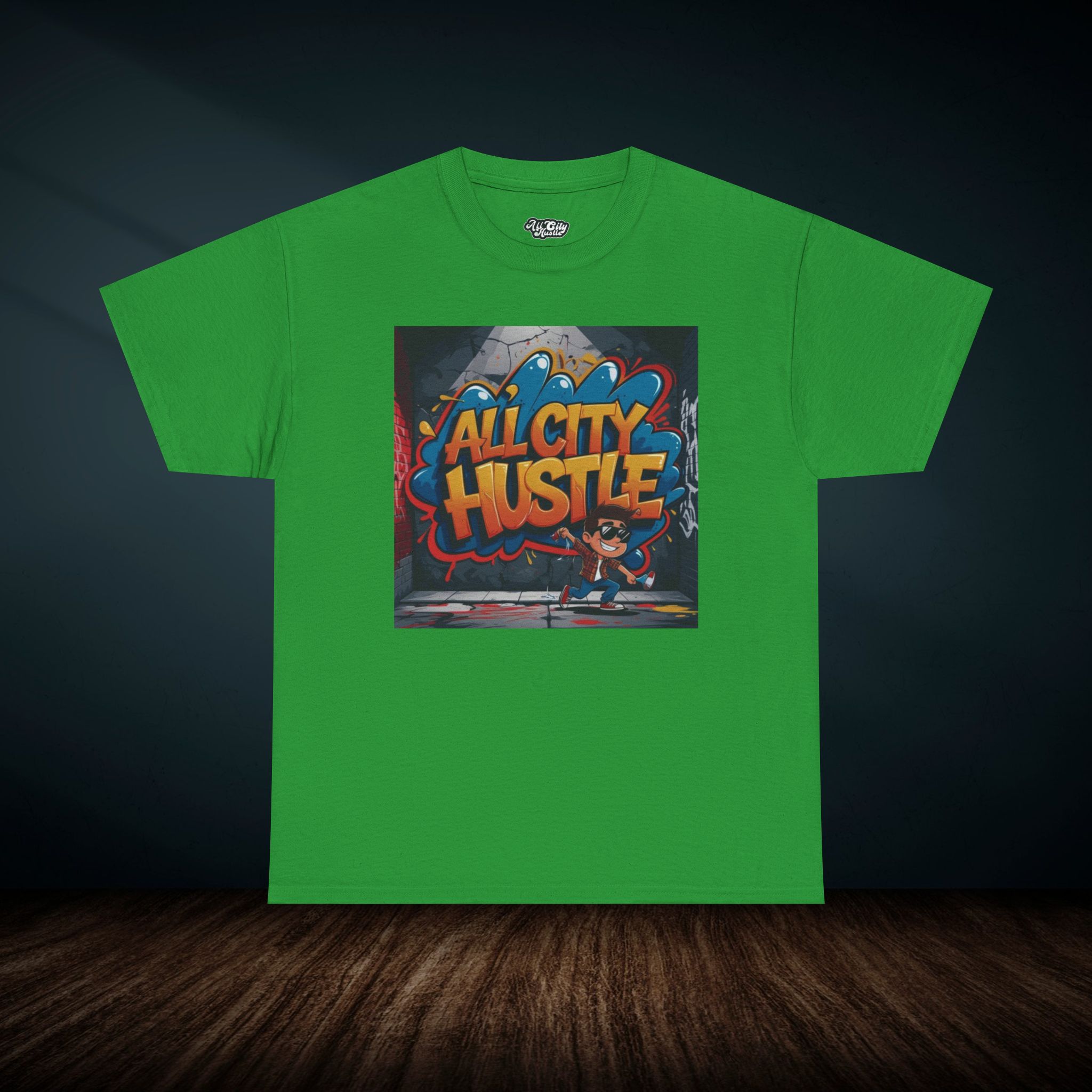 ACH5 Retro Urban Hustle T-Shirt, Unisex Graphic Tee, Casual Streetwear, Gift for Creatives, Everyday Wear, All City Hustle - Image 4