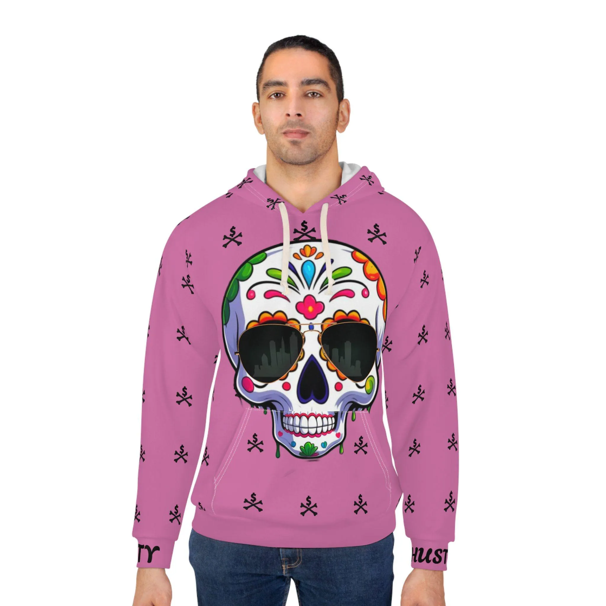 ACHEXTRA-HOODIE1 PINK Vibrant Street Hoodie, Unisex Pullover, Streetwear, Drip Fashion, Casual Wear, Everyday Fit, Gift for the Real Ones - Image 4