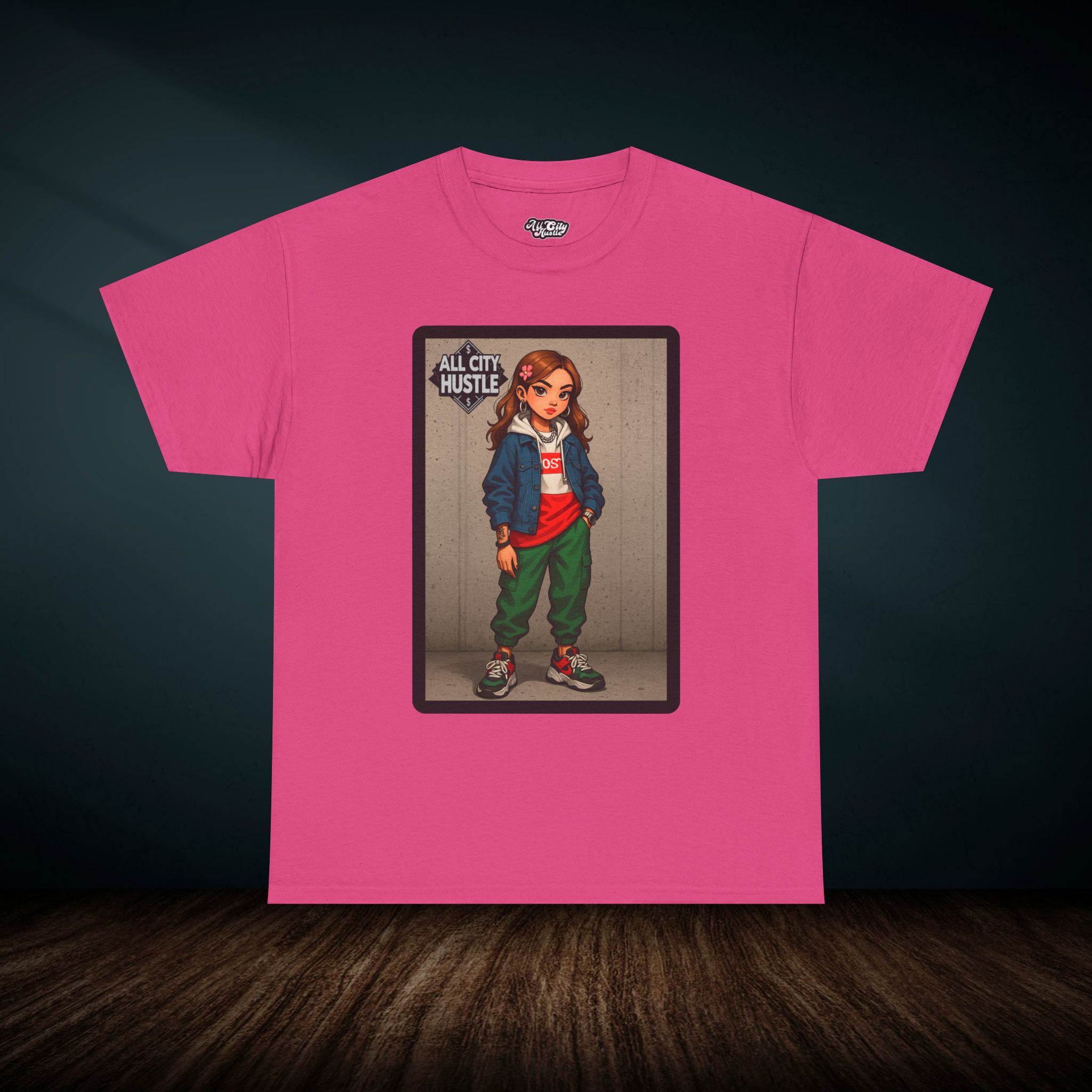 ACH6 Retro Urban Hustle T-Shirt, Unisex Graphic Tee, Casual Streetwear, Gift for Creatives, Everyday Wear, All City Hustle - Image 9