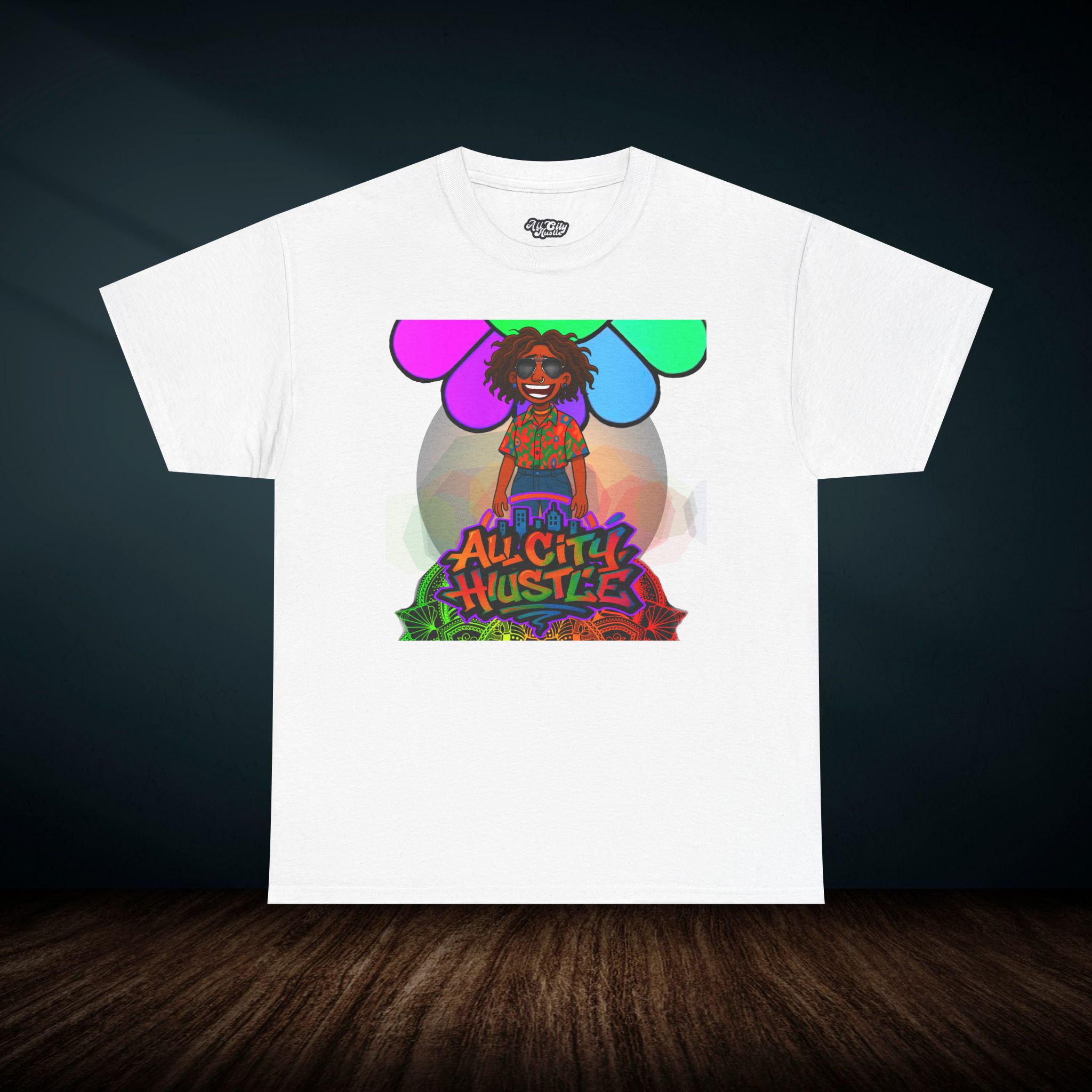 ACH12 Retro Urban Hustle T-Shirt, Unisex Graphic Tee, Casual Streetwear, Gift for Creatives, Everyday Wear, All City Hustle - Image 11