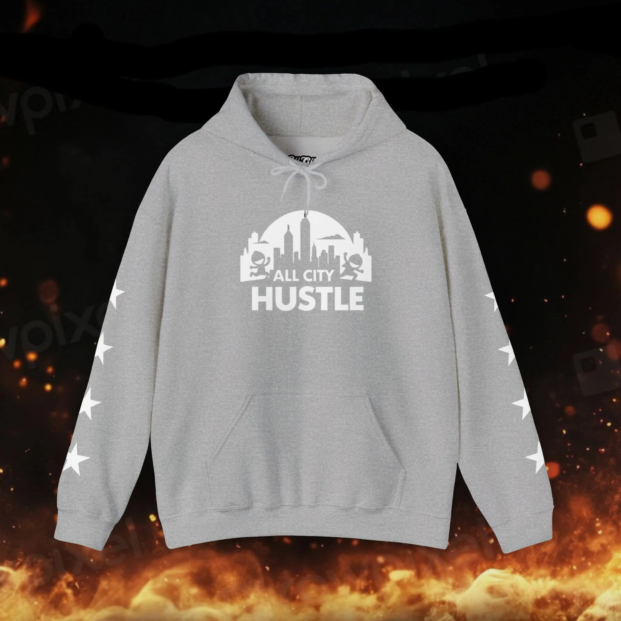 ACH-HOODIE7 Unisex Heavy Blend Hoodie, Comfortable Daily Wear, Street Style Sweatshirt, Perfect for Gifting, Casual Outfits, Fresh Street Drip - Image 9