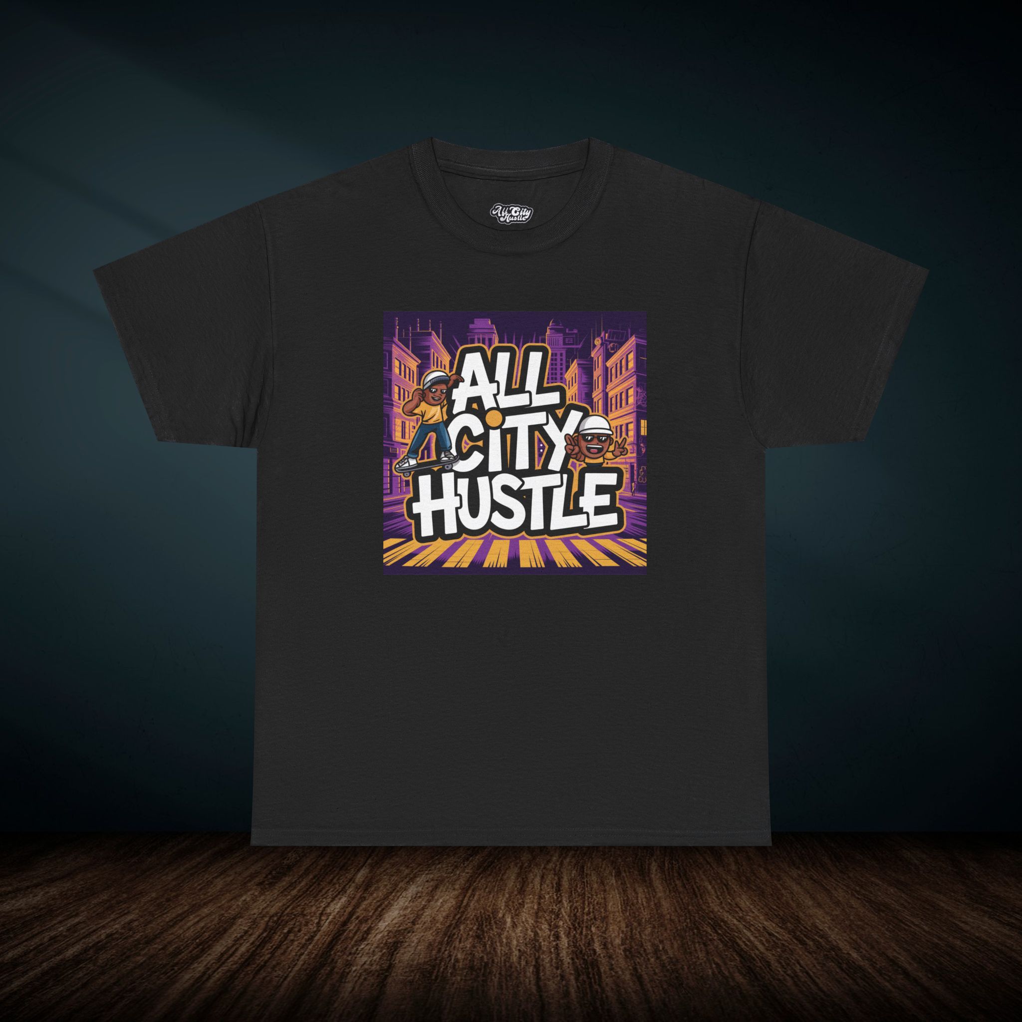 ACH13 Retro Urban Hustle T-Shirt, Unisex Graphic Tee, Casual Streetwear, Gift for Creatives, Everyday Wear, All City Hustle - Image 4