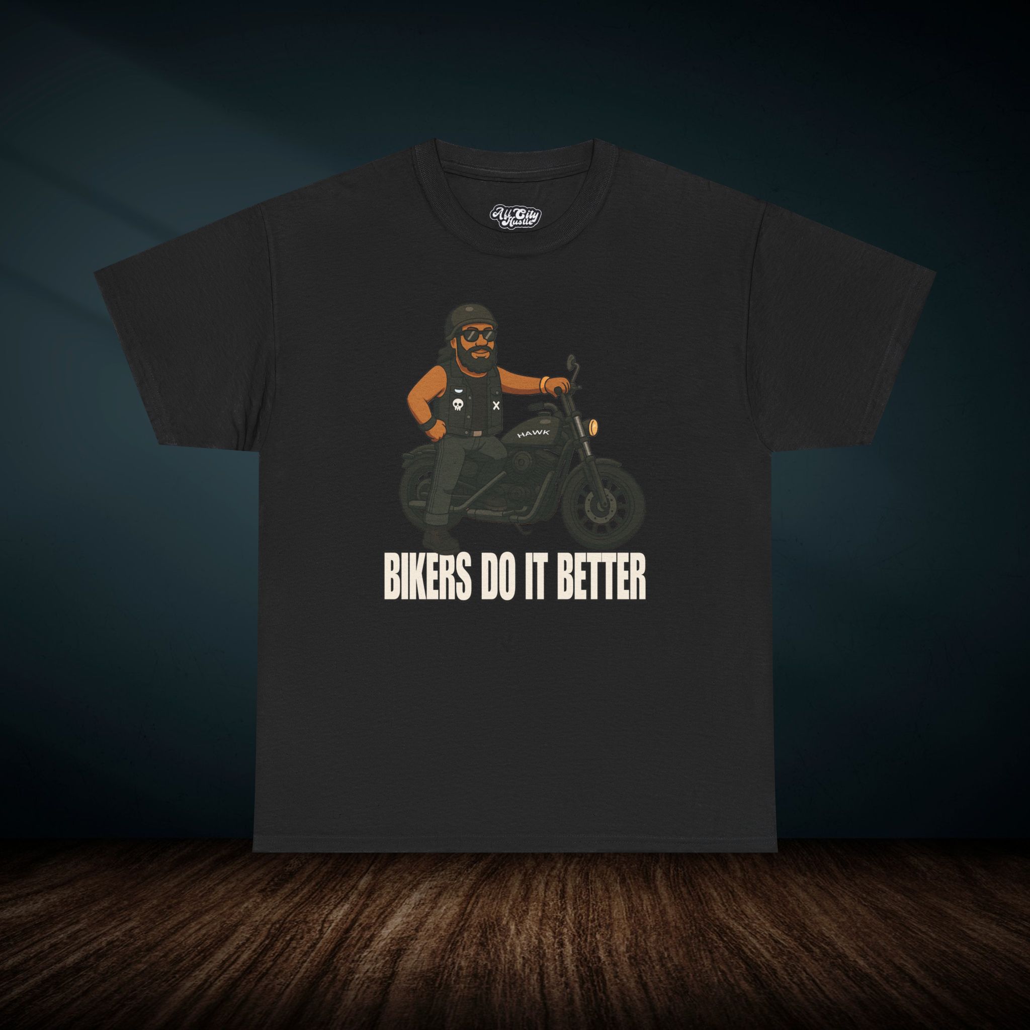 BIKER2 Motorcycle Riders Unisex Tee, Graphic T-Shirt, Casual Shirt, Gift for Bikers, Vintage Style Tee, Everyday Wear - Image 4