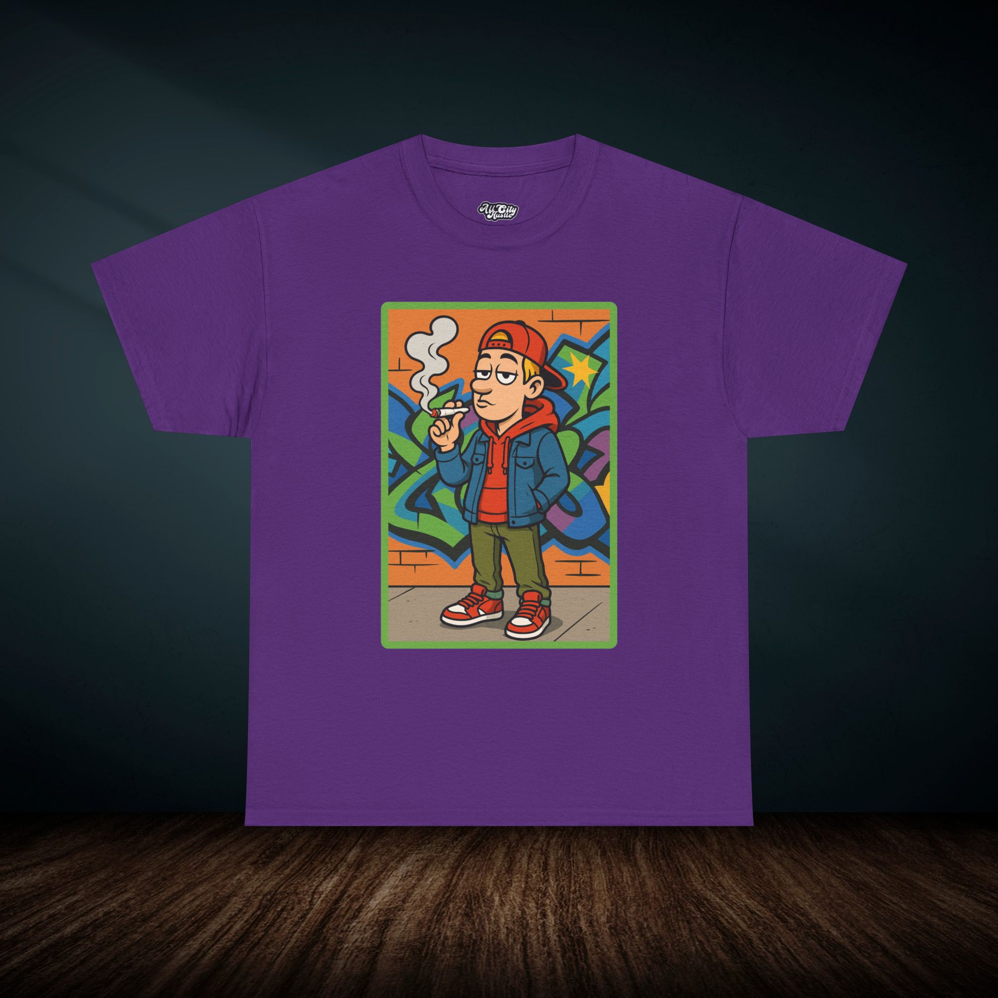 420 21 Urban Hustle Graphic Tee – All City Vibes, Streetwear, 420 Merchandise, Marijuana Casual Outfit, Gift for Entrepreneurs, Everyday Wear - Image 3