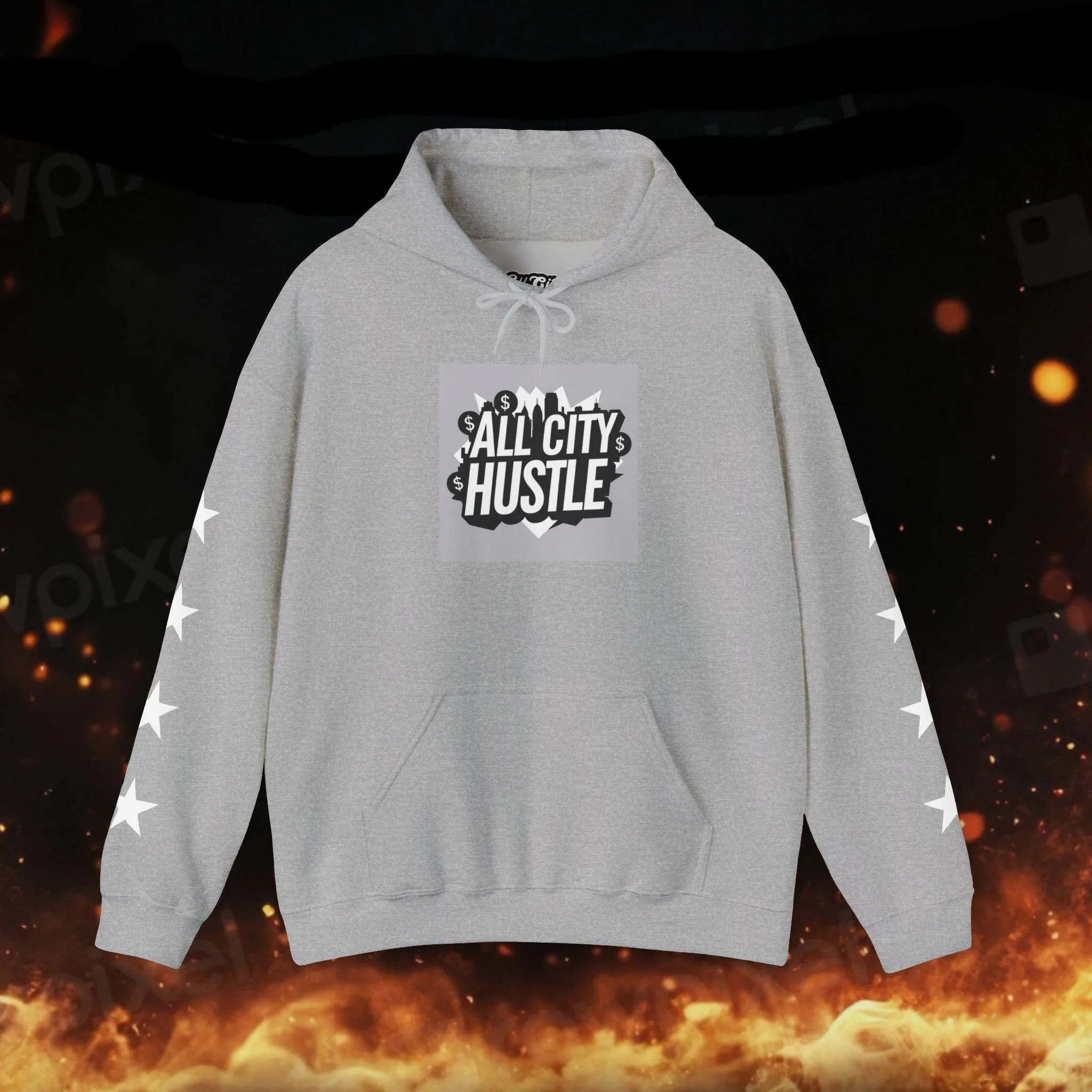 ACH-HOODIE8 Unisex Heavy Blend Hoodie, Comfortable Daily Wear, Street Style Sweatshirt, Perfect for Gifting, Casual Outfits, Fresh Street Drip - Image 9