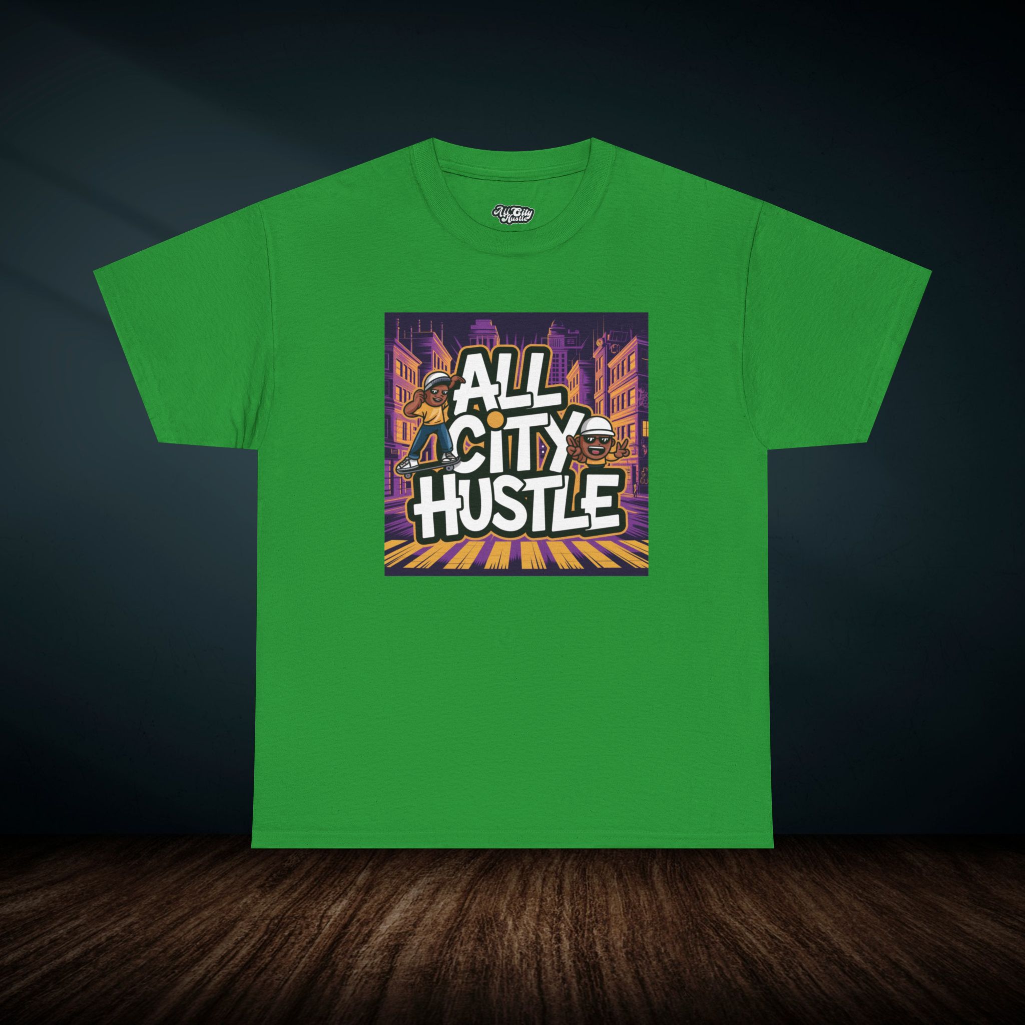 ACH13 Retro Urban Hustle T-Shirt, Unisex Graphic Tee, Casual Streetwear, Gift for Creatives, Everyday Wear, All City Hustle - Image 5