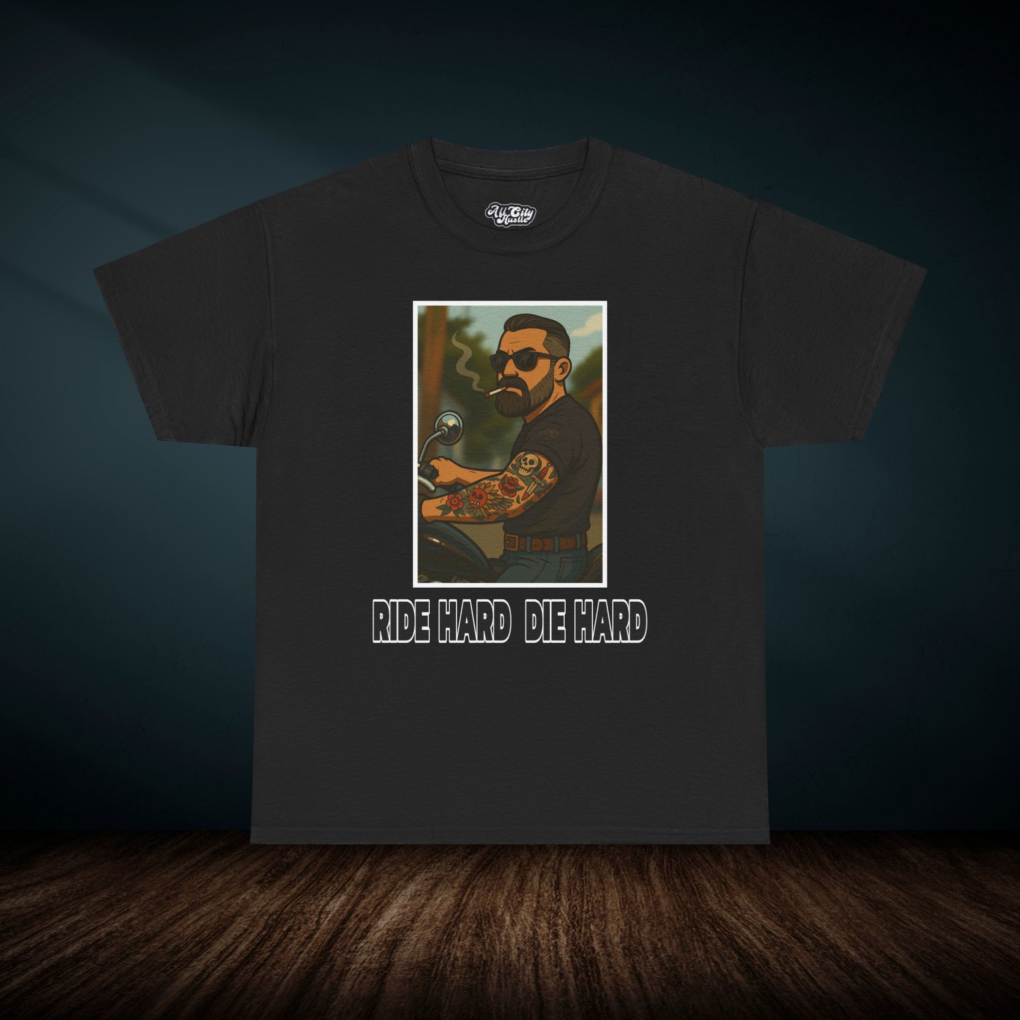 BIKER1 Motorcycle Riders Unisex Tee, Graphic T-Shirt, Casual Shirt, Gift for Bikers, Vintage Style Tee, Everyday Wear - Image 4