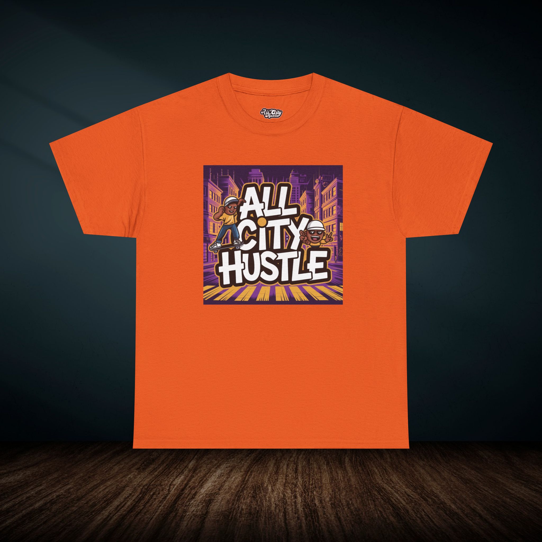 ACH13 Retro Urban Hustle T-Shirt, Unisex Graphic Tee, Casual Streetwear, Gift for Creatives, Everyday Wear, All City Hustle - Image 6