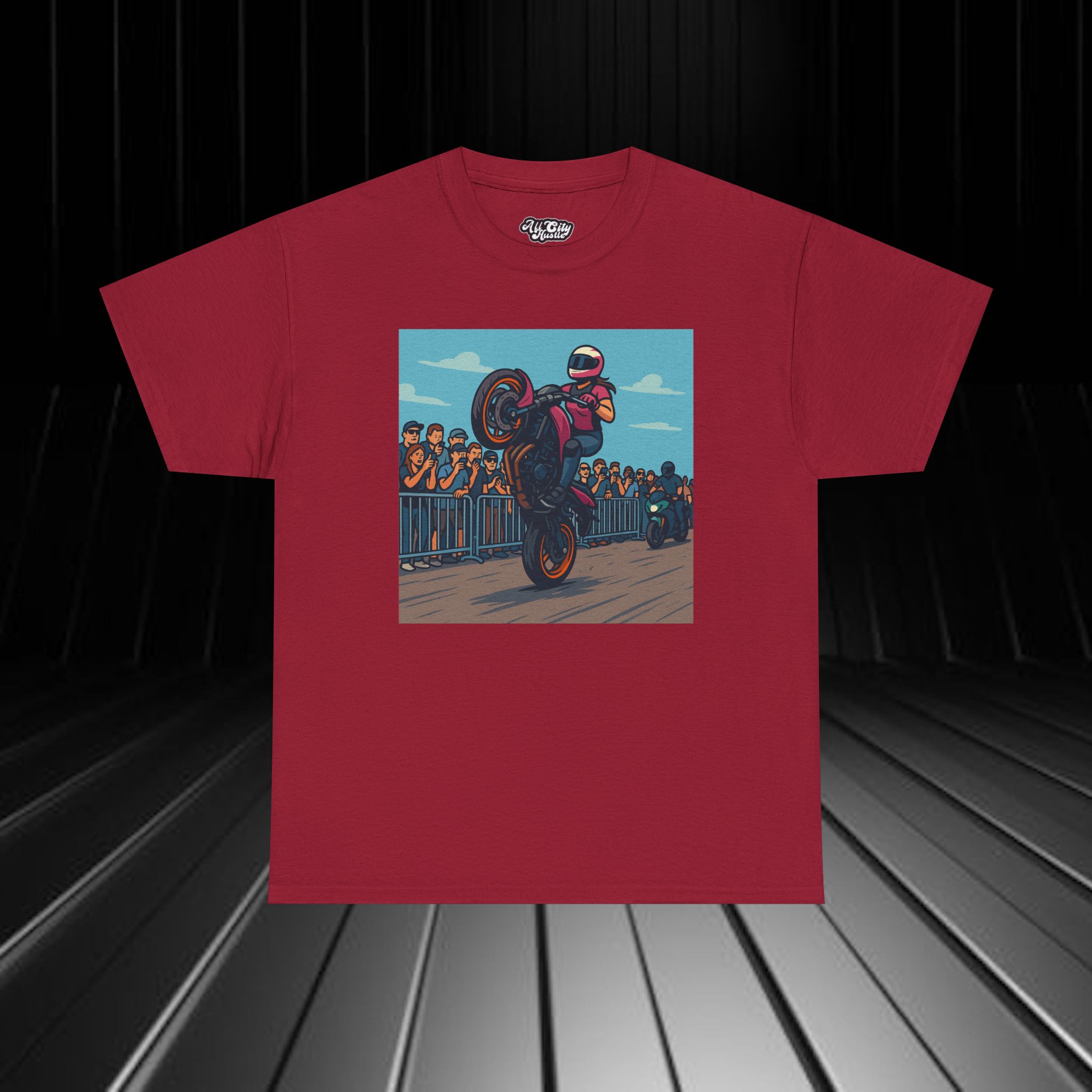 BIKER14 Motorcycle Riders Unisex Tee, Graphic T-Shirt, Casual Shirt, Gift for Bikers, Vintage Style Tee, Everyday Wear - Image 2