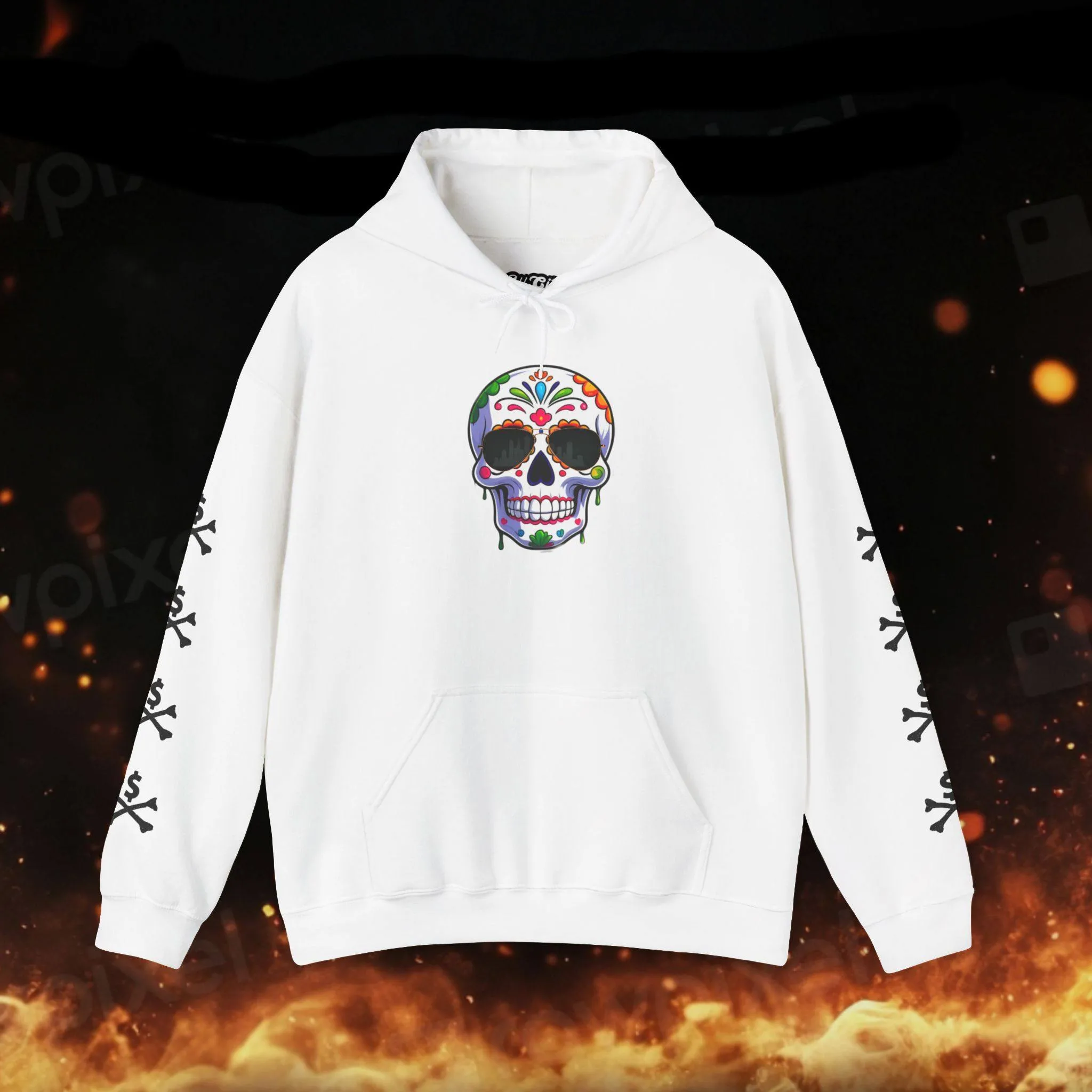 ACH-HOODIE6 Unisex Heavy Blend Hoodie, Comfortable Daily Wear, Street Style Sweatshirt, Perfect for Gifting, Casual Outfits, Fresh Street Drip - Image 5