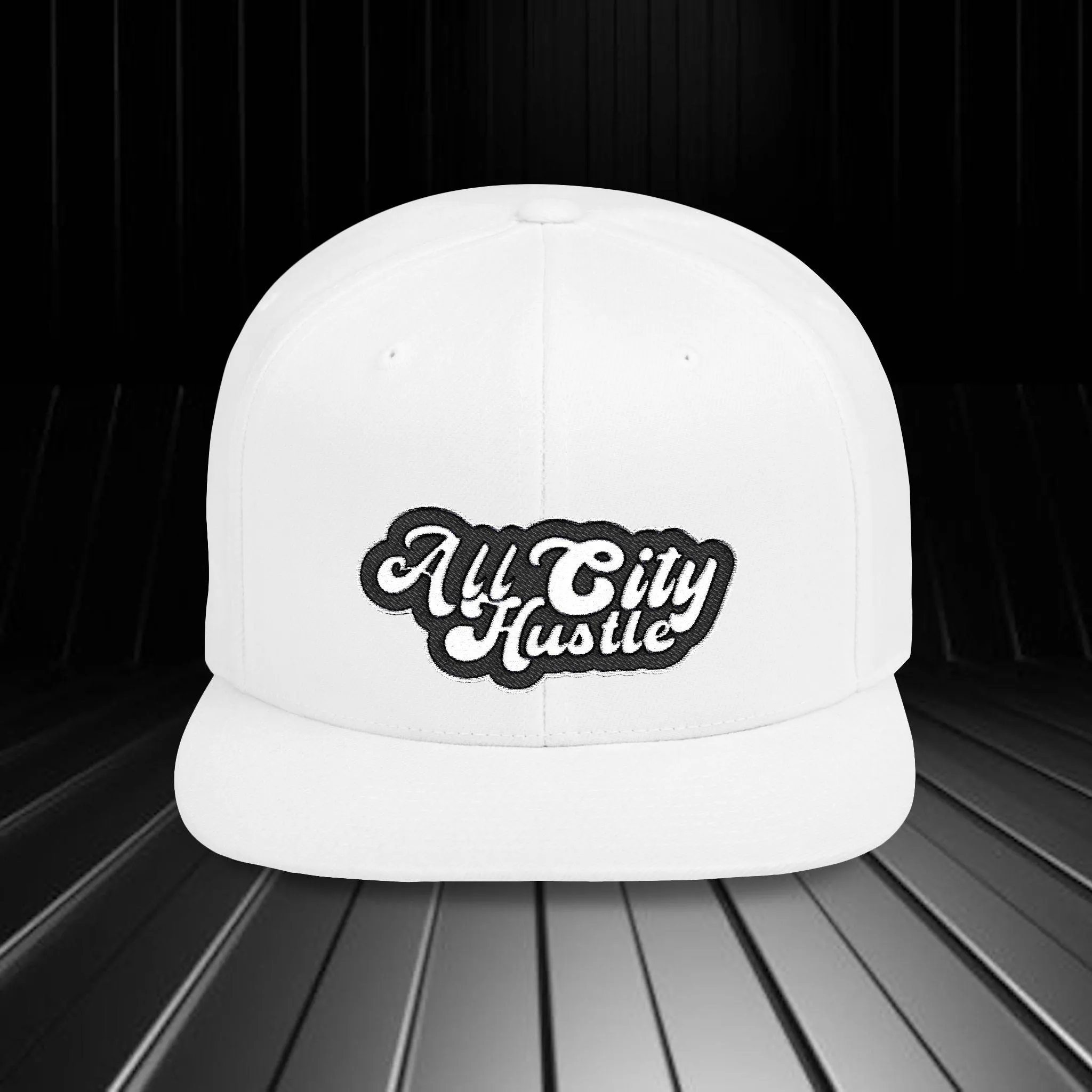 ACHCAP2 Urban Flat Bill Snapback Hat, Street Style Cap, Casual Headwear, Gift for Anyone, Trendy Accessories, Unisex Baseball Hat - Image 4