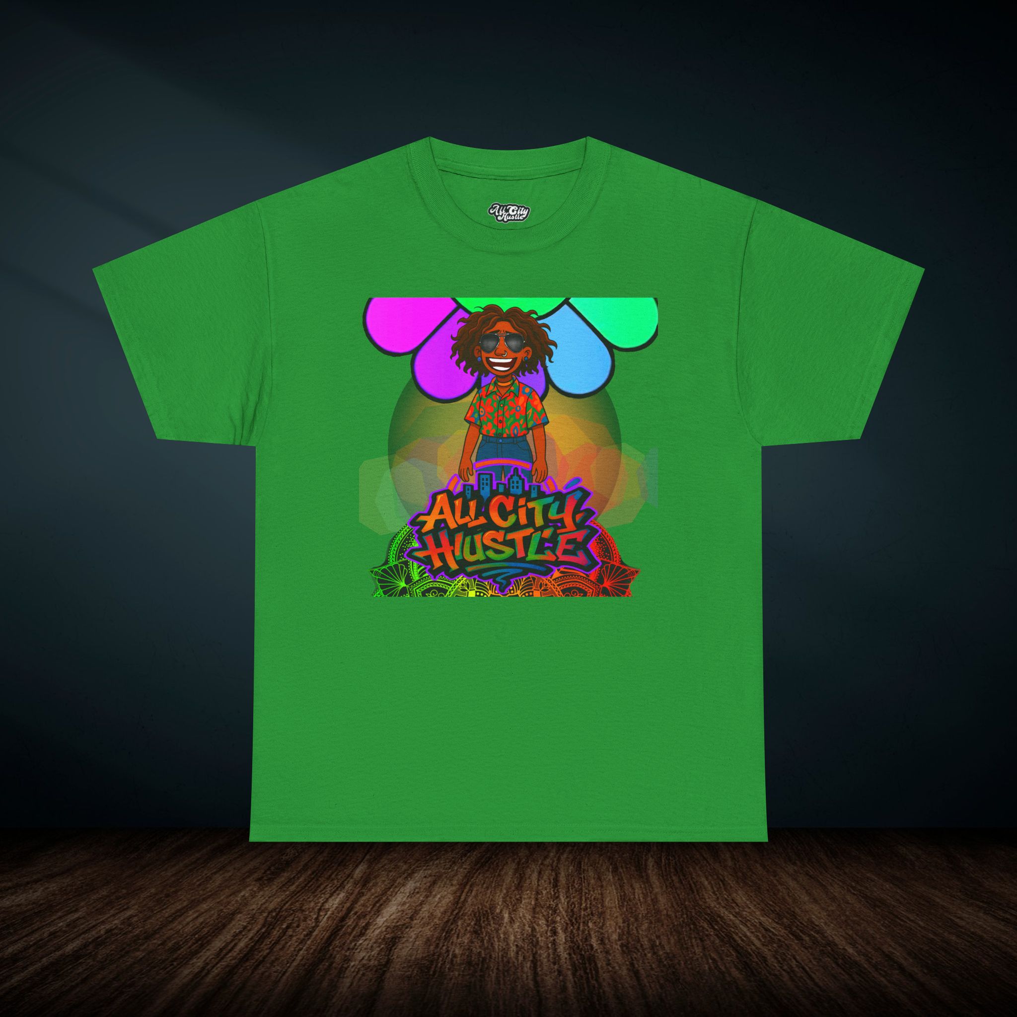 ACH12 Retro Urban Hustle T-Shirt, Unisex Graphic Tee, Casual Streetwear, Gift for Creatives, Everyday Wear, All City Hustle - Image 5