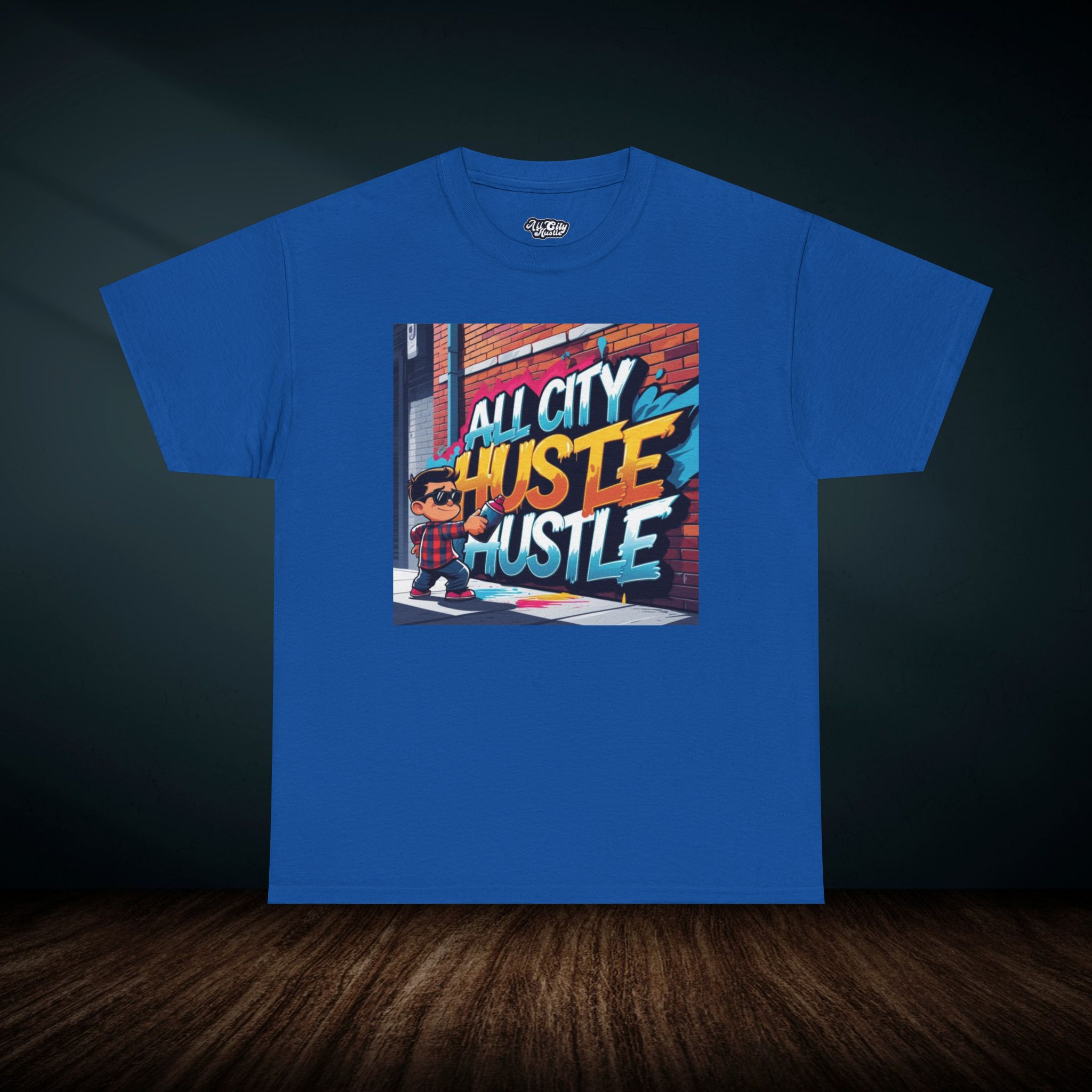 ACH9 Retro Urban Hustle T-Shirt, Unisex Graphic Tee, Casual Streetwear, Gift for Creatives, Everyday Wear, All City Hustle - Image 8