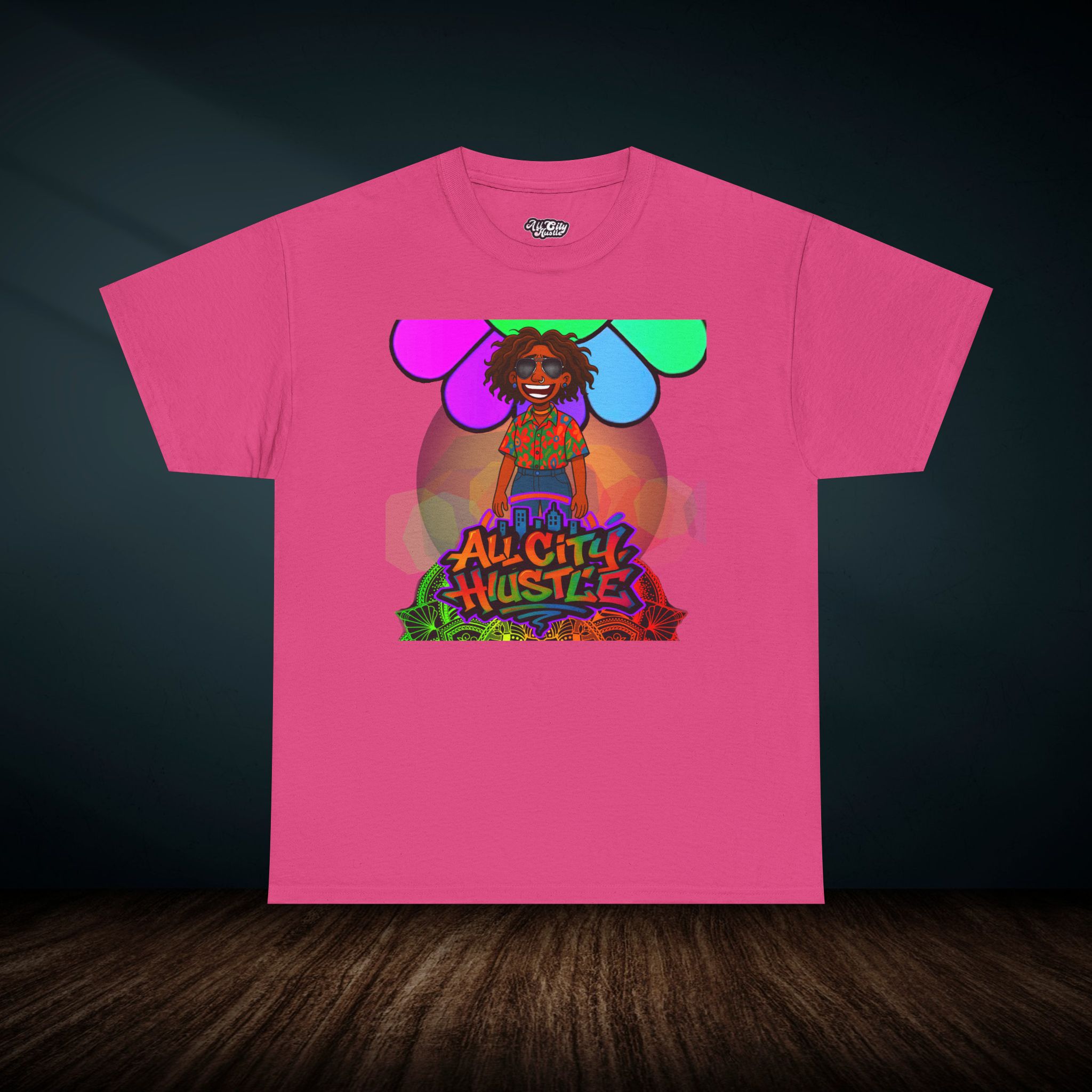 ACH12 Retro Urban Hustle T-Shirt, Unisex Graphic Tee, Casual Streetwear, Gift for Creatives, Everyday Wear, All City Hustle - Image 9