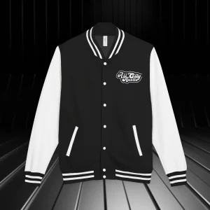 ACHJACKET1 Unisex Heavyweight Letterman Jacket - Stylish College Spirit Wear, Casual Streetwear, Gift for Anyone, Trendy Cool Jacket