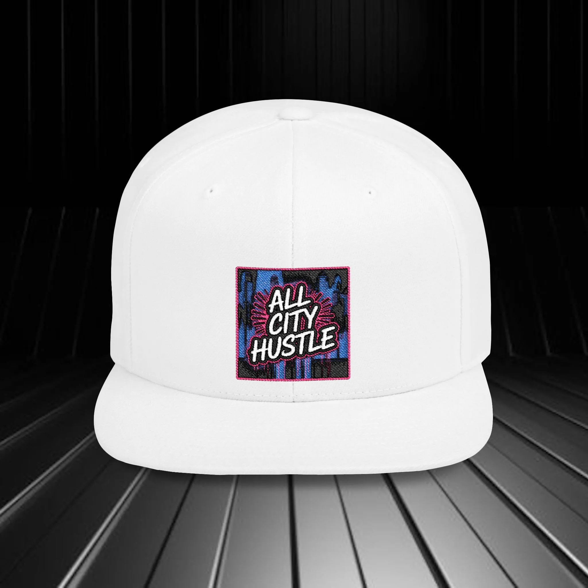 ACHCAP3 Urban Flat Bill Snapback Hat, Street Style Cap, Casual Headwear, Gift for Anyone, Trendy Accessories, Unisex Baseball Hat - Image 4