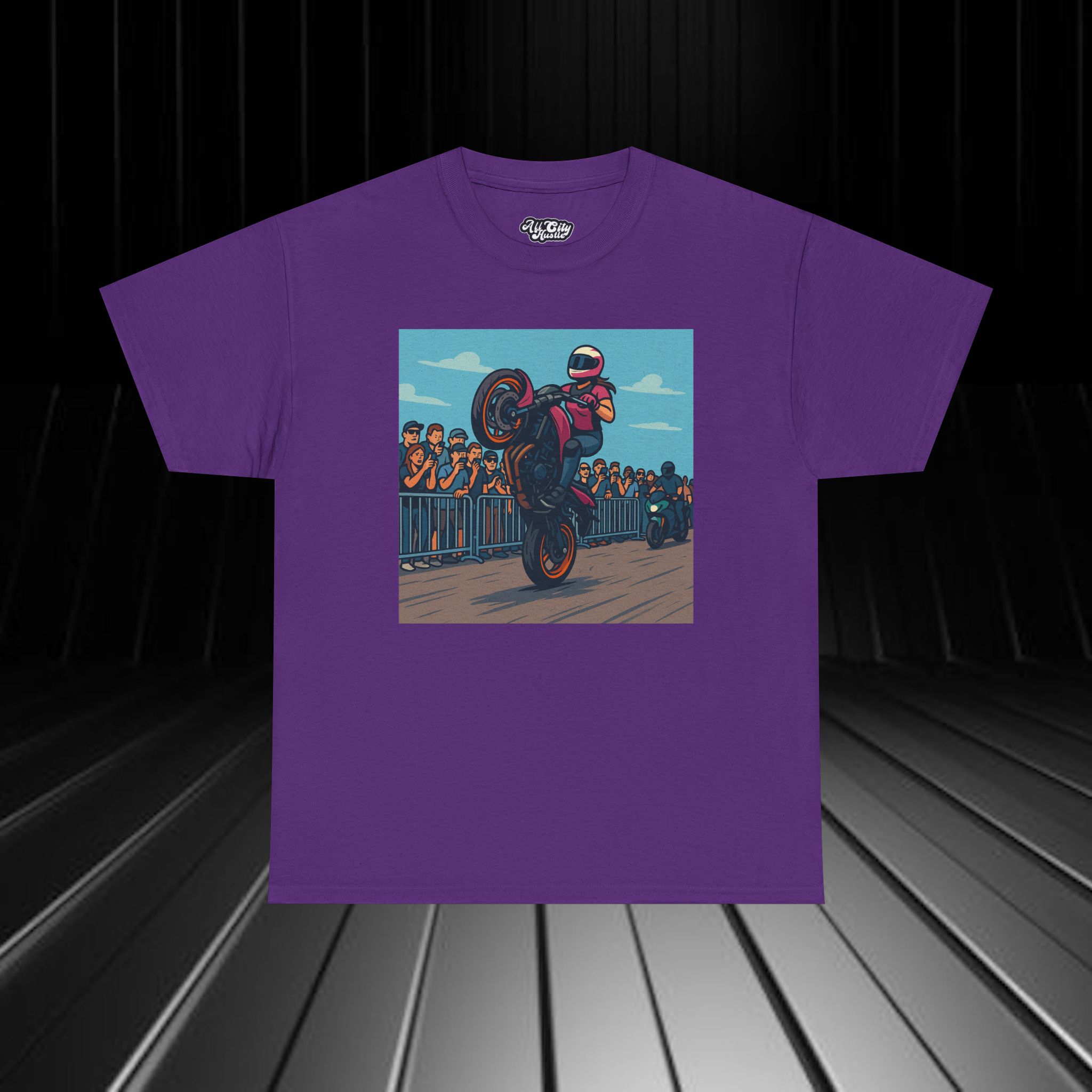 BIKER14 Motorcycle Riders Unisex Tee, Graphic T-Shirt, Casual Shirt, Gift for Bikers, Vintage Style Tee, Everyday Wear - Image 3