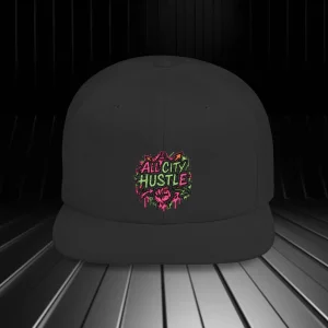 ACHCAP4 Urban Flat Bill Snapback Hat, Street Style Cap, Casual Headwear, Gift for Anyone, Trendy Accessories, Unisex Baseball Hat