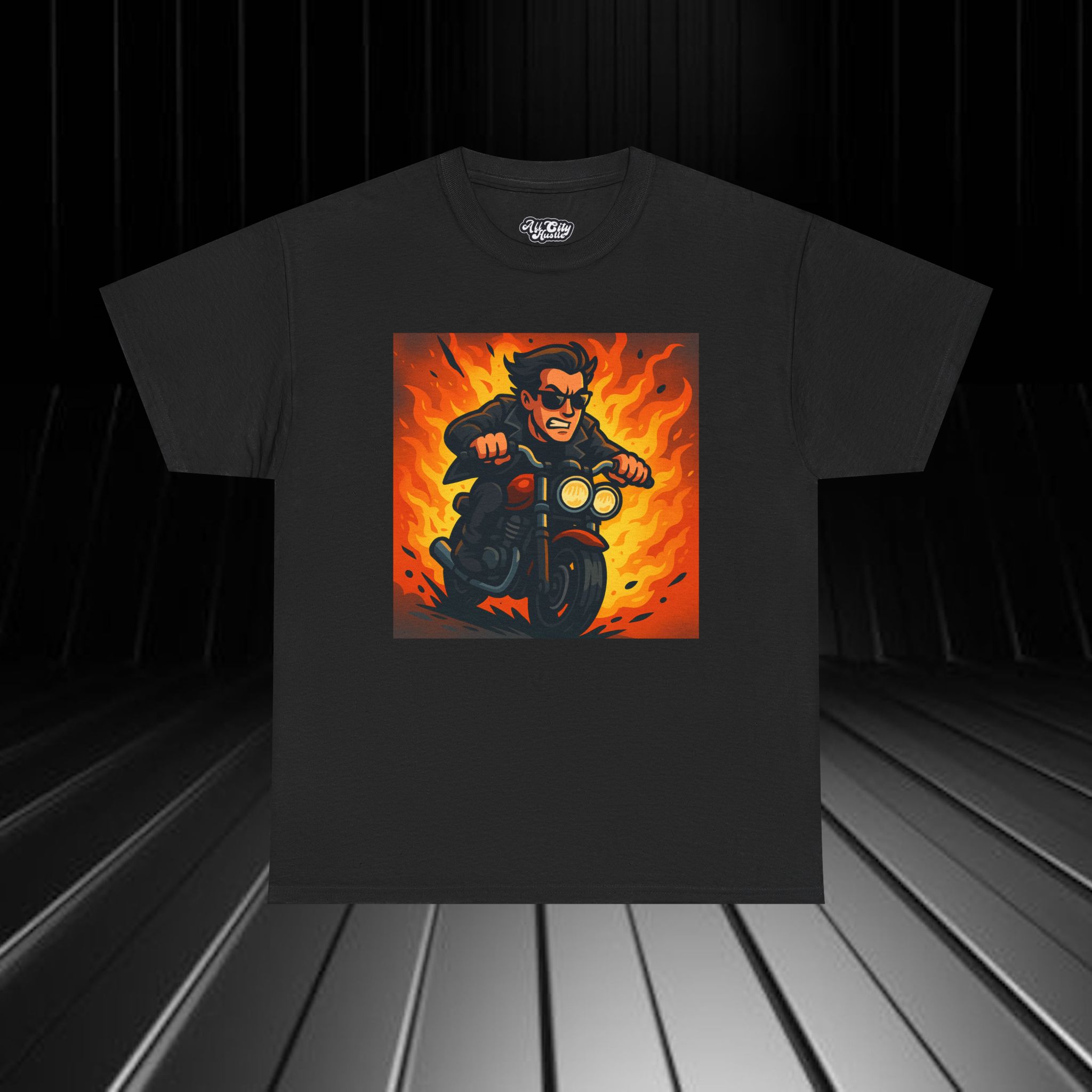 BIKER8 Motorcycle Riders Unisex Tee, Graphic T-Shirt, Casual Shirt, Gift for Bikers, Vintage Style Tee, Everyday Wear - Image 4