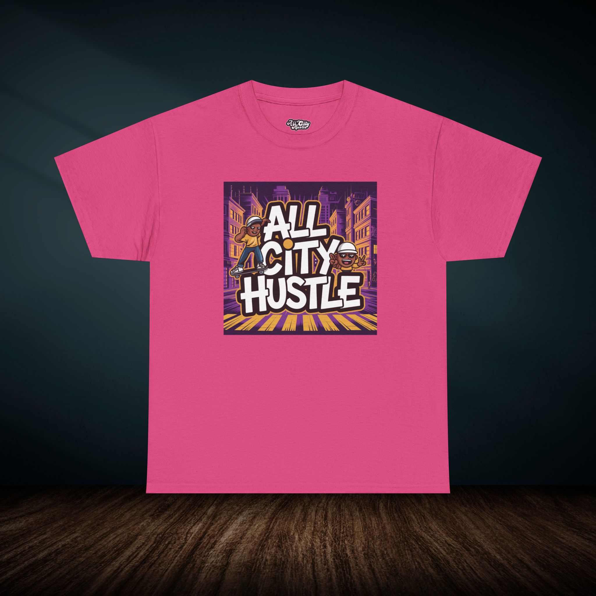 ACH13 Retro Urban Hustle T-Shirt, Unisex Graphic Tee, Casual Streetwear, Gift for Creatives, Everyday Wear, All City Hustle - Image 9