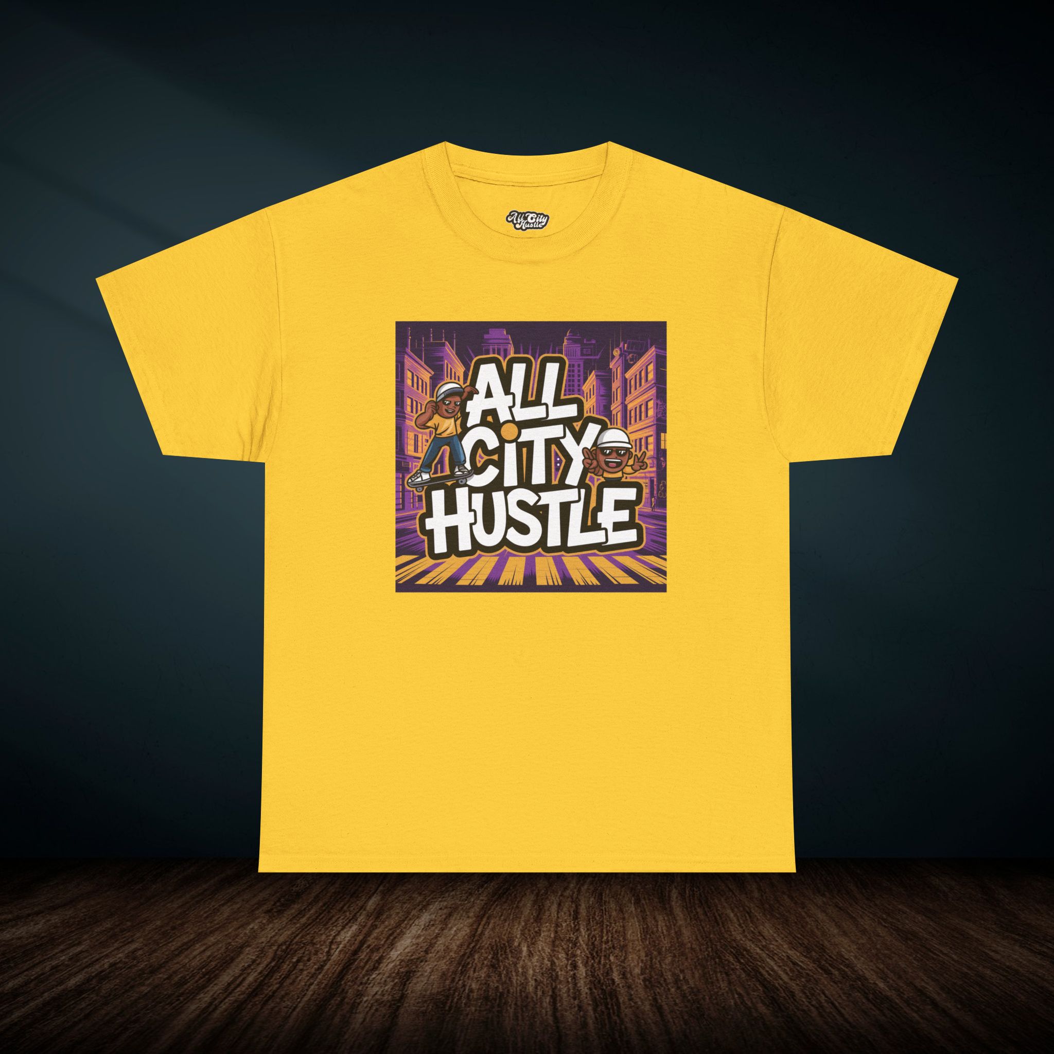 ACH13 Retro Urban Hustle T-Shirt, Unisex Graphic Tee, Casual Streetwear, Gift for Creatives, Everyday Wear, All City Hustle - Image 14