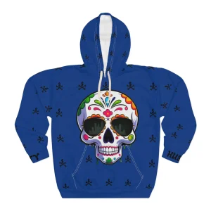 ACHEXTRA-HOODIE1 BLUE Vibrant Street Hoodie, Unisex Pullover, Streetwear, Drip Fashion, Casual Wear, Everyday Fit, Gift for the Real Ones