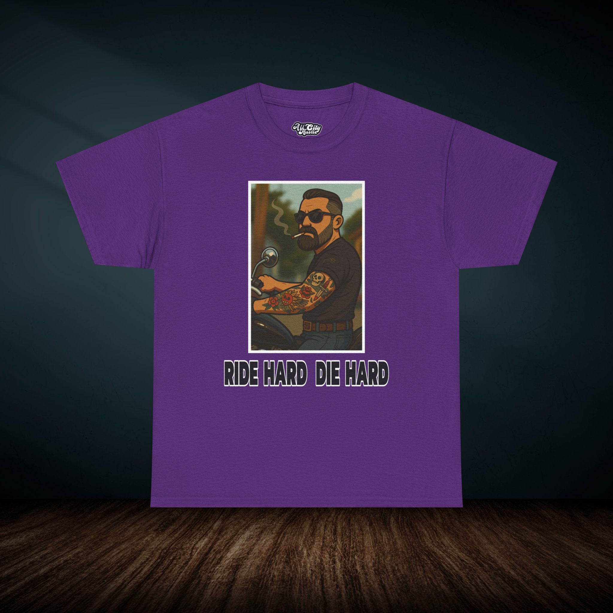 BIKER1 Motorcycle Riders Unisex Tee, Graphic T-Shirt, Casual Shirt, Gift for Bikers, Vintage Style Tee, Everyday Wear - Image 3