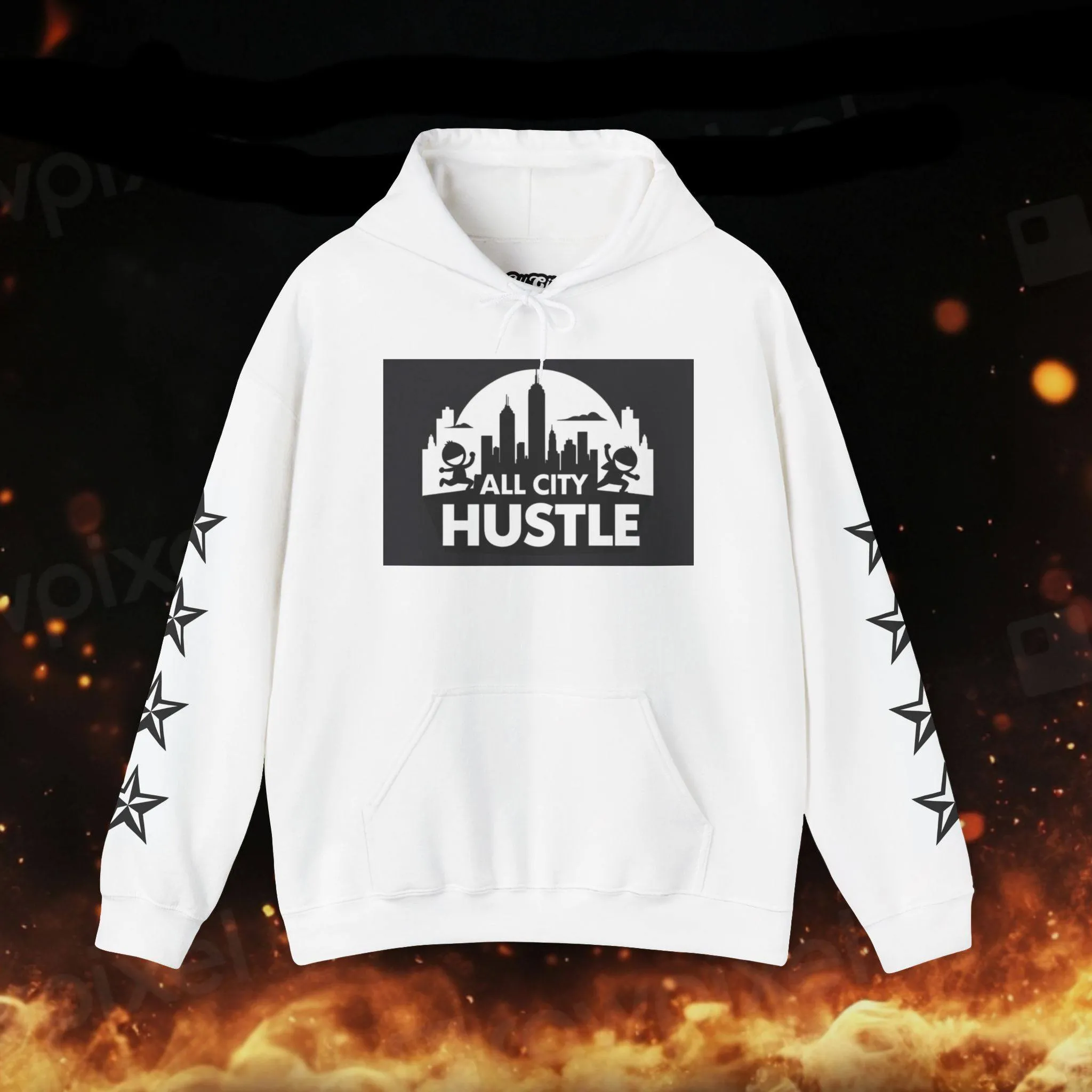 ACH-HOODIE7 Unisex Heavy Blend Hoodie, Comfortable Daily Wear, Street Style Sweatshirt, Perfect for Gifting, Casual Outfits, Fresh Street Drip - Image 5