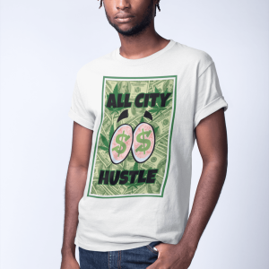 420 1  Urban Hustle Graphic Tee – All City Vibes, Streetwear, 420 Merchandise, Marijuana Casual Outfit, Gift for Entrepreneurs, Everyday Wear