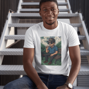 420 8  Urban Hustle Graphic Tee – All City Vibes, Streetwear, 420 Merchandise, Marijuana Casual Outfit, Gift for Entrepreneurs, Everyday Wear