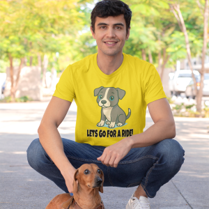 ANIMAL6 Cute Dog Design Unisex Cotton Tee  - Perfect for Pet Lovers, Gift for Dog Owners, Animal Lover Shirt, I Cuddles Tee, Casual [...]