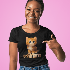 ANIMAL17 Cute Cat Humor Tee, Funny Cat Shirt, Unisex Cotton T-Shirt, Animal Lover Gift, Pet Themed Apparel, Gift for Cat Parents