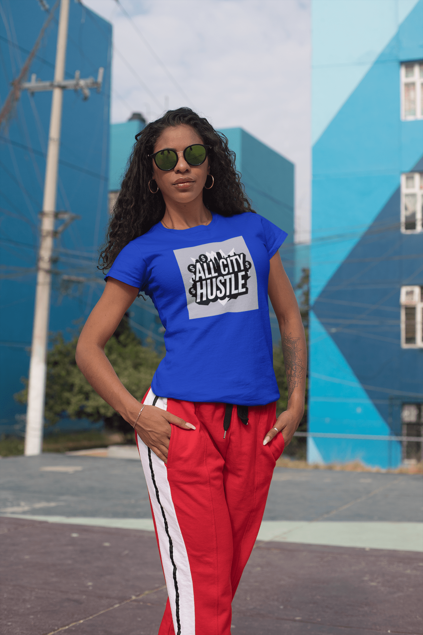 ACH11 Retro Urban Hustle T-Shirt, Unisex Graphic Tee, Casual Streetwear, Gift for Creatives, Everyday Wear, All City Hustle