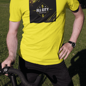 ACH16 Retro Urban Hustle T-Shirt, Unisex Graphic Tee, Casual Streetwear, Gift for Creatives, Everyday Wear, All City Hustle