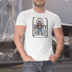 ACH22 Retro Urban Hustle T-Shirt, Unisex Graphic Tee, Casual Streetwear, Gift for Creatives, Everyday Wear, All City Hustle