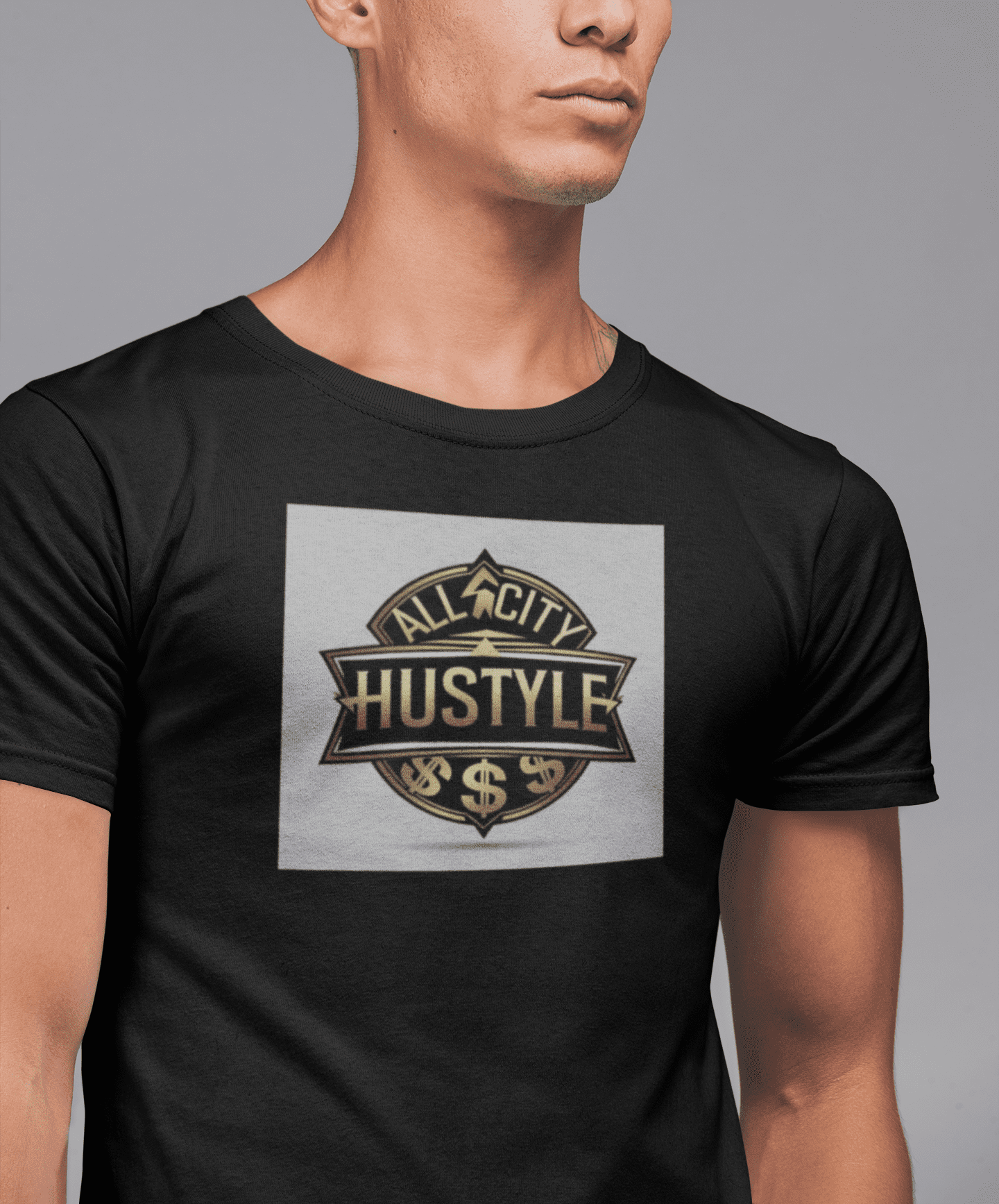 ACH36 Retro Urban Hustle T-Shirt, Unisex Graphic Tee, Casual Streetwear, Gift for Creatives, Everyday Wear, All City Hustle