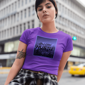 ACH39 Retro Urban Hustle T-Shirt, Unisex Graphic Tee, Casual Streetwear, Gift for Creatives, Everyday Wear, All City Hustle