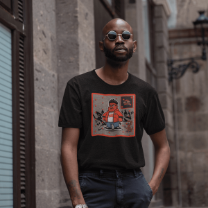 ACH43 Retro Urban Hustle T-Shirt, Unisex Graphic Tee, Casual Streetwear, Gift for Creatives, Everyday Wear, All City Hustle