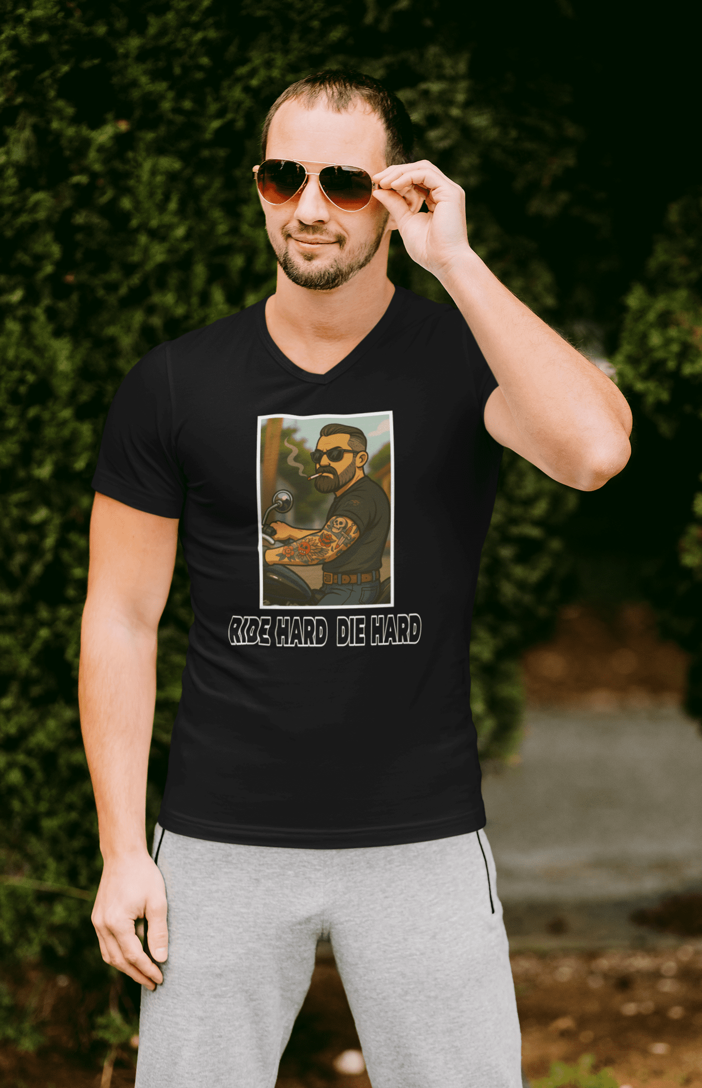 BIKER1 Motorcycle Riders Unisex Tee, Graphic T-Shirt, Casual Shirt, Gift for Bikers, Vintage Style Tee, Everyday Wear