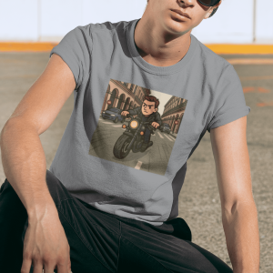 BIKER6 Motorcycle Riders Unisex Tee, Graphic T-Shirt, Casual Shirt, Gift for Bikers, Vintage Style Tee, Everyday Wear