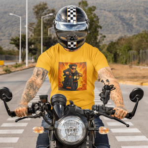 BIKER8 Motorcycle Riders Unisex Tee, Graphic T-Shirt, Casual Shirt, Gift for Bikers, Vintage Style Tee, Everyday Wear