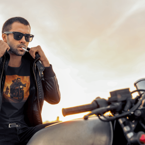 BIKER13 Motorcycle Riders Unisex Tee, Graphic T-Shirt, Casual Shirt, Gift for Bikers, Vintage Style Tee, Everyday Wear