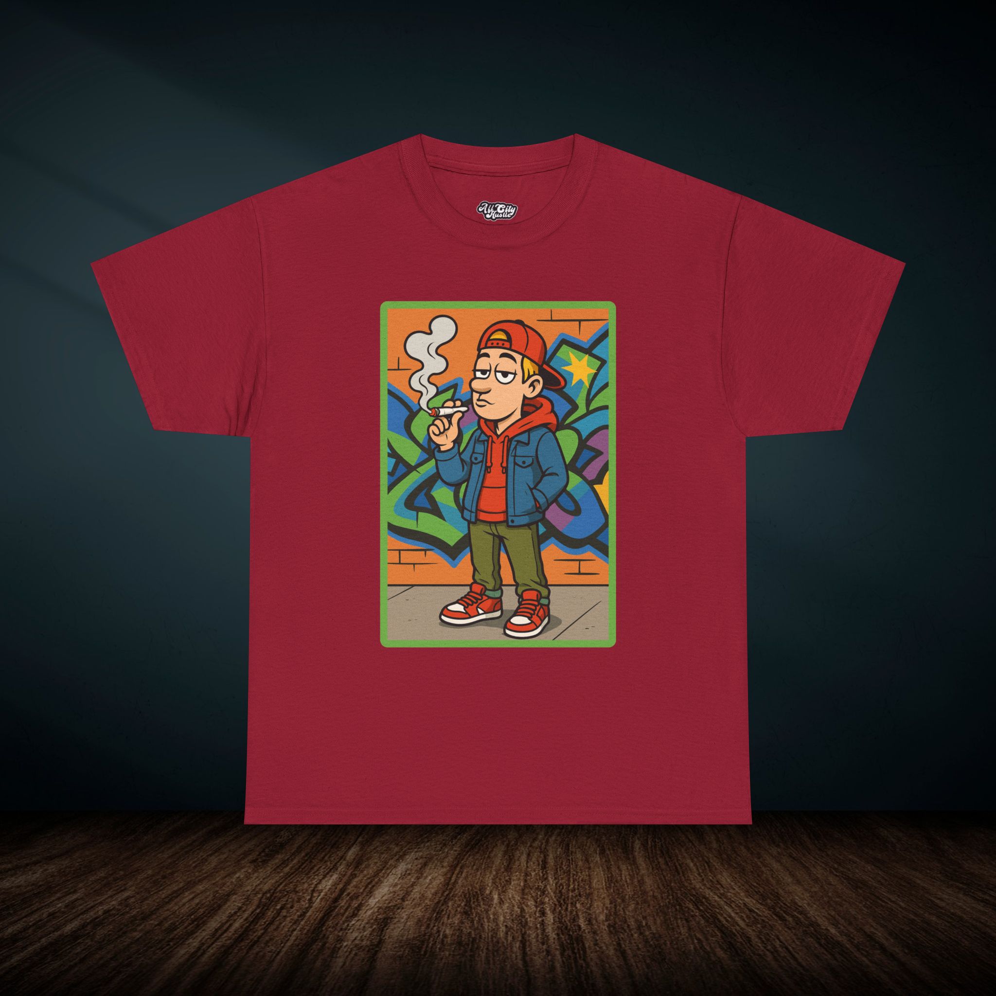 420 21 Urban Hustle Graphic Tee – All City Vibes, Streetwear, 420 Merchandise, Marijuana Casual Outfit, Gift for Entrepreneurs, Everyday Wear - Image 2